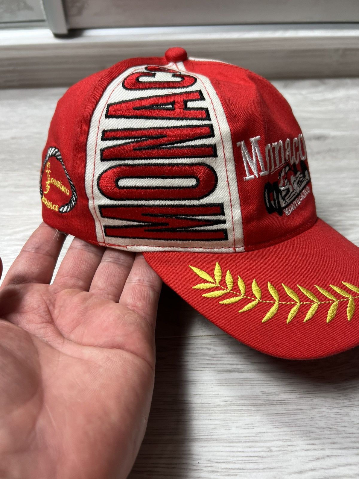 Formula 1 × Vintage Vintage Monaco Montecarlo Formula 1 Motorsport Y2K Style Cap Size ONE SIZE - 6 Thumbnail