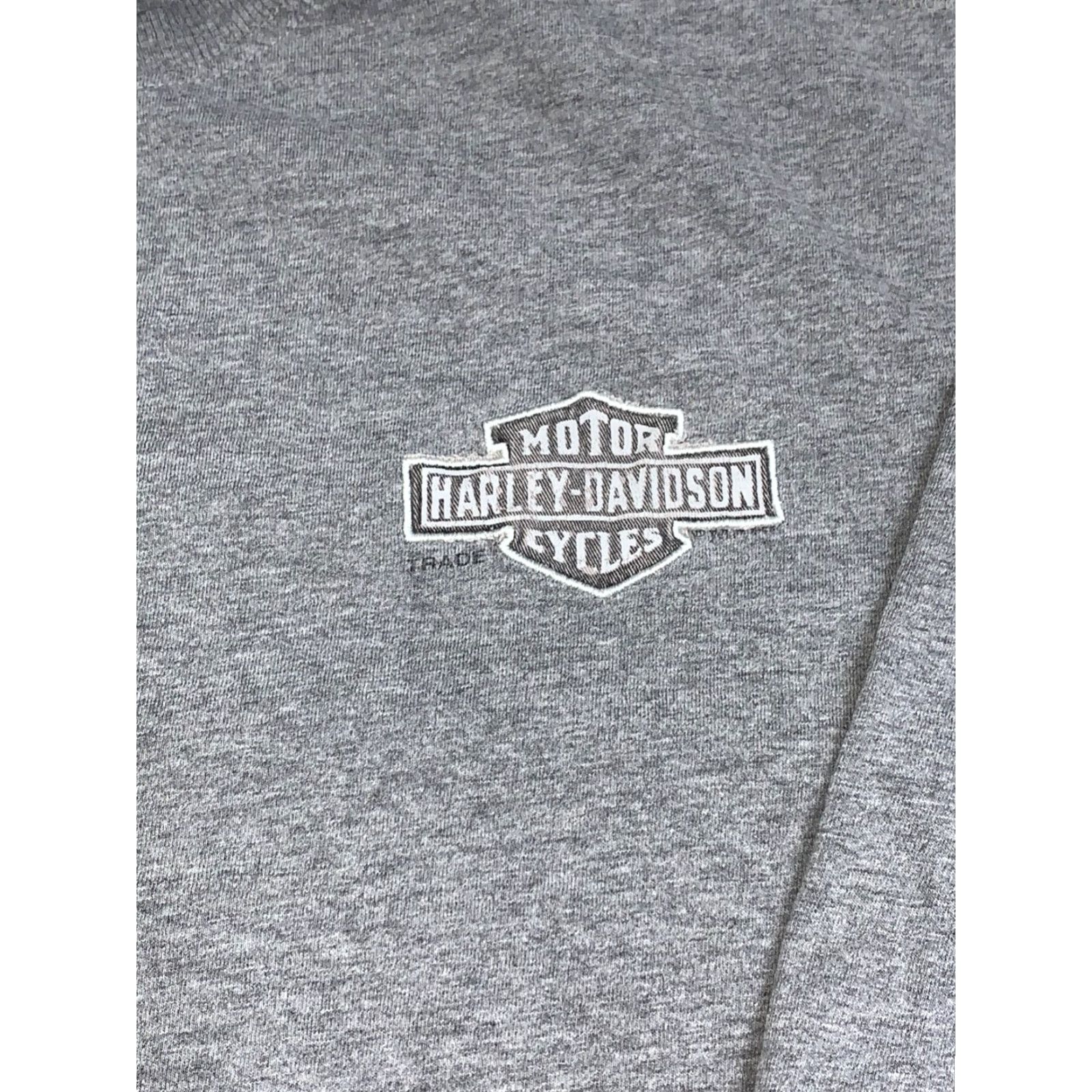 Harley Davidson Harley-Davidson Shirt Men XL Gray Biker Motorcycle Logo 12926 Size US XL / EU 56 / 4 - 4 Thumbnail