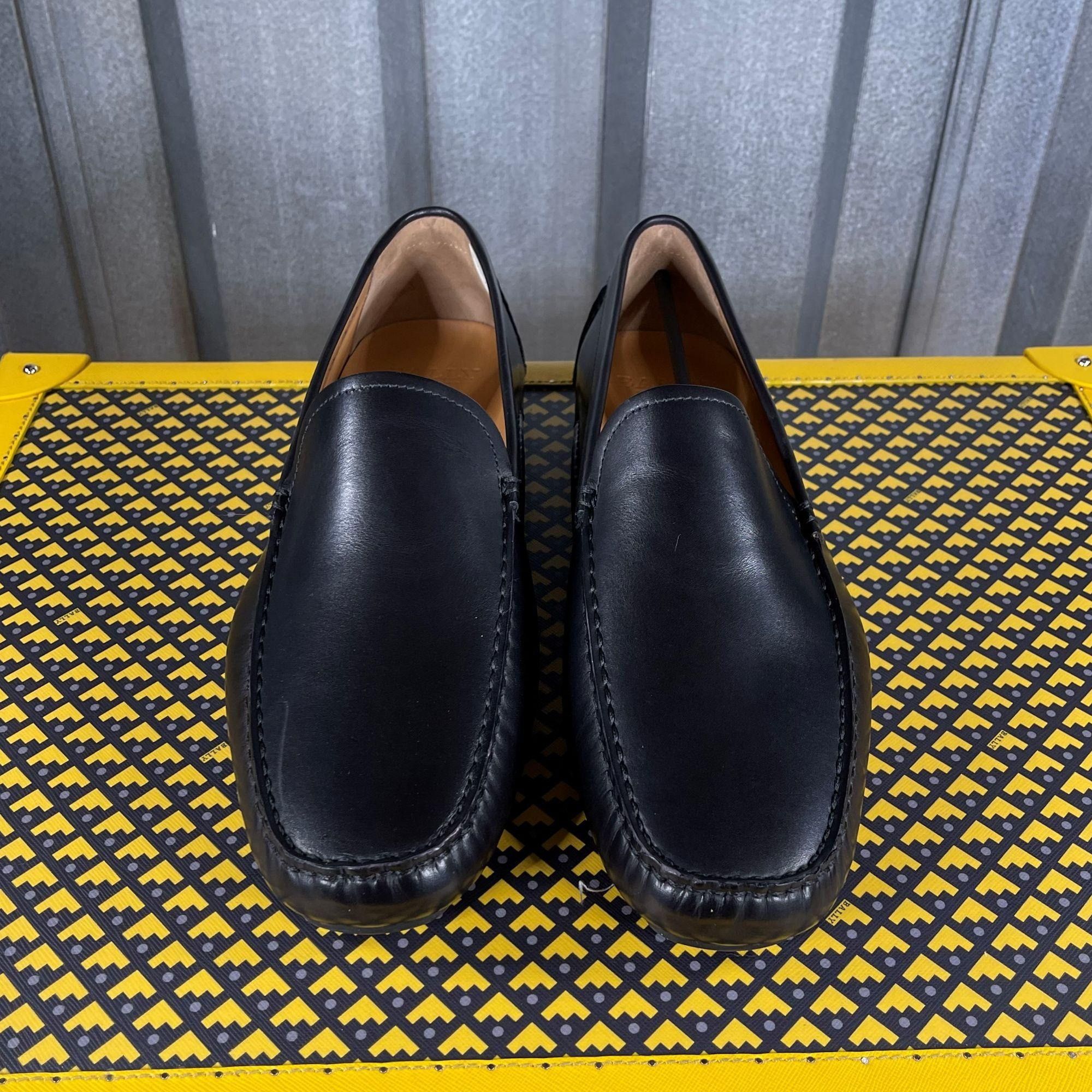 Bally Bally Walton Black Leather Drivers US 5.5 EEE Size US 5.5 / EU 38 - 3 Thumbnail