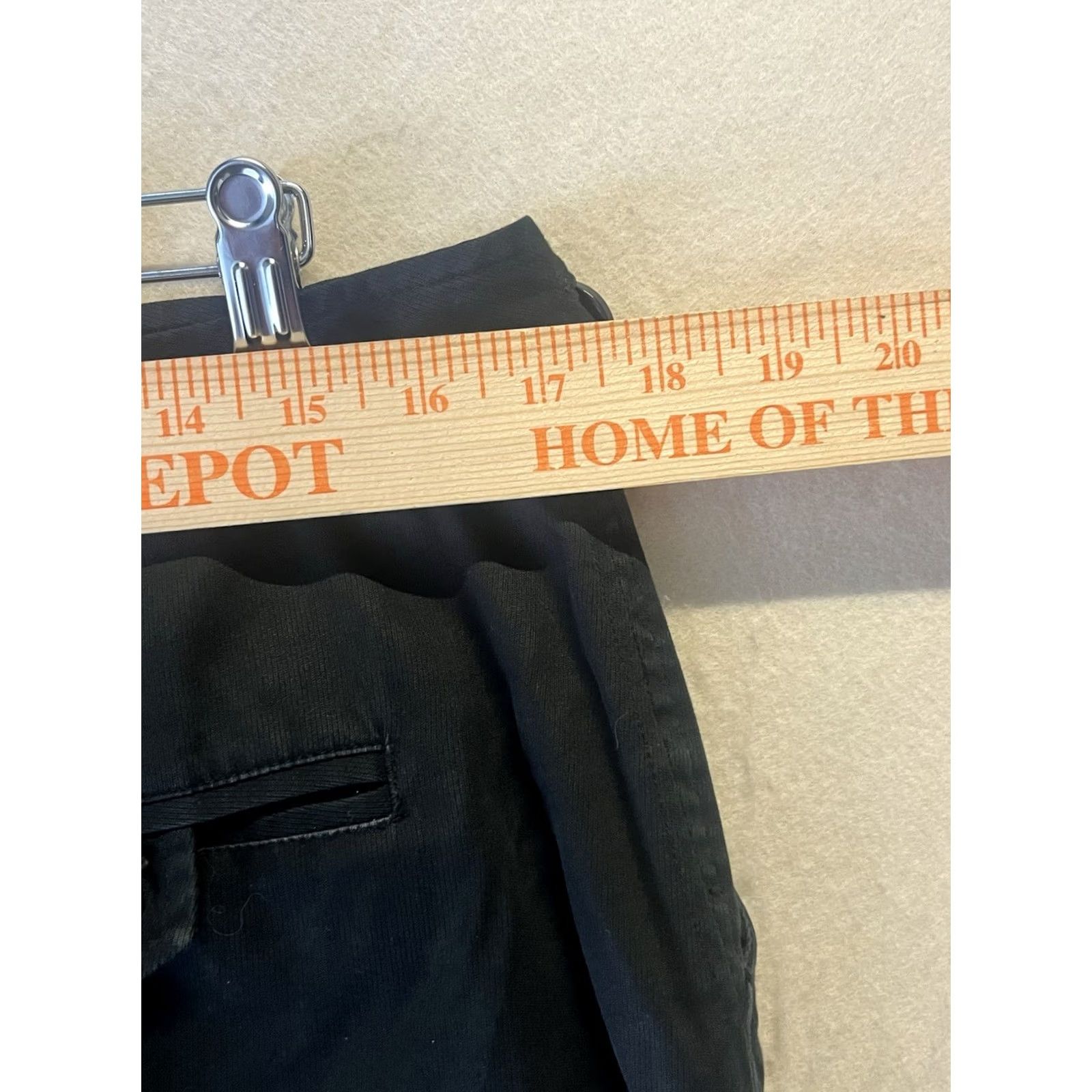 Mossimo Mossimo Supply Co Size 12 Pants Black Mid Rise Women's Casual Cotton Blend Stretch Flat Front Ankle Size 34" / US 12 / IT 48 - 3 Thumbnail