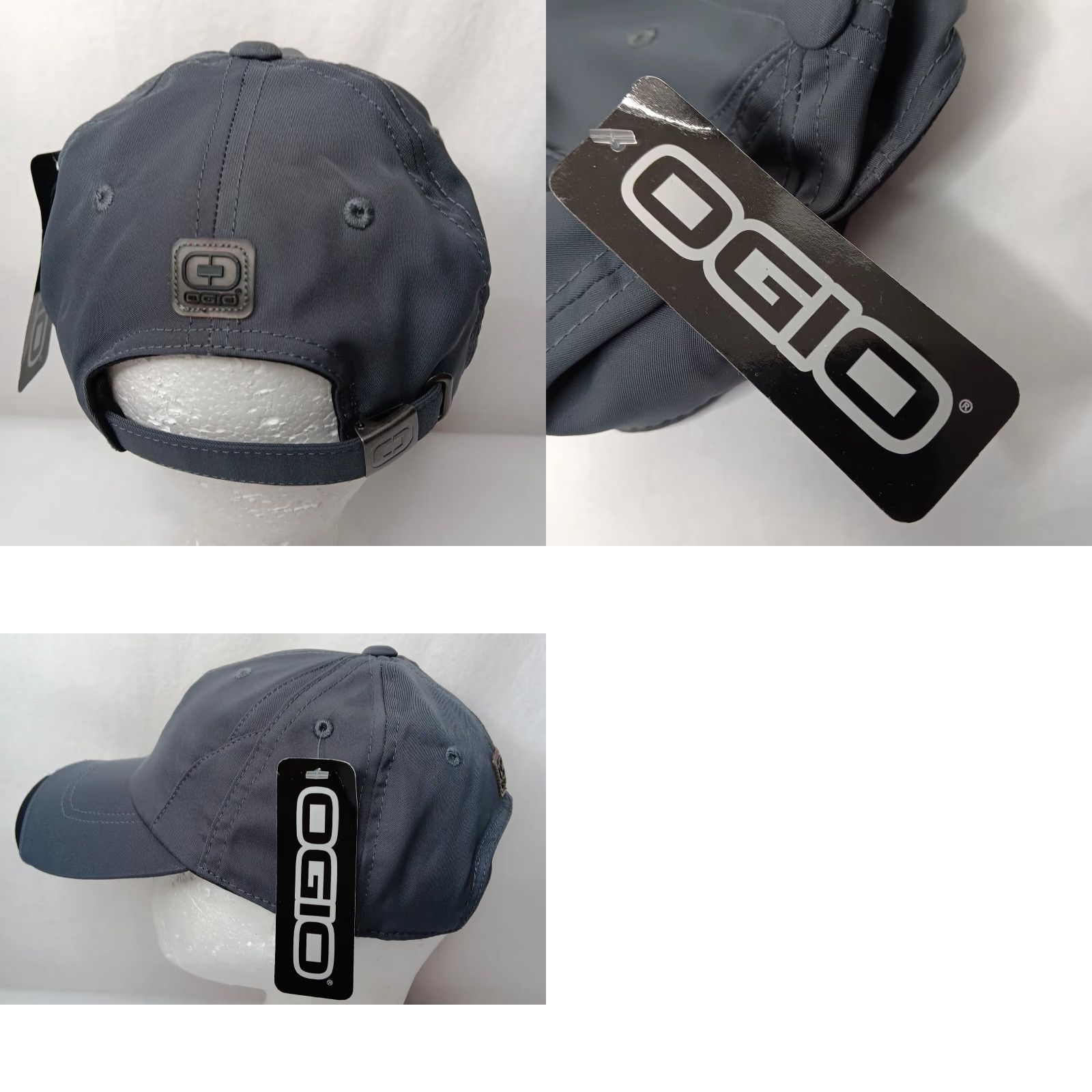 Vintage OGIO Hat Strap Back Cap Operation Welcome Home West Virginia Veterans Military Gray Performance One Size Men Size ONE SIZE - 8 Thumbnail