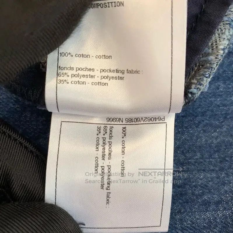 Chanel Chanel Blue Denim Women's Pants . Size 23" - 7 Thumbnail