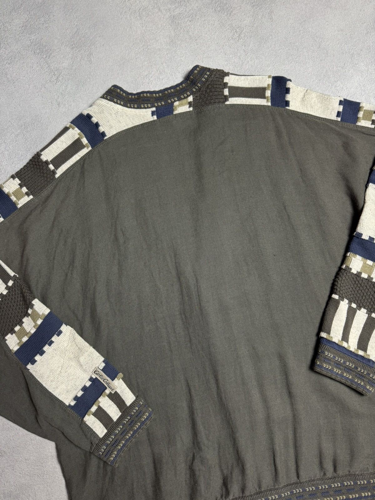 Carlo Colucci Carlo Colucci Vintage Cotton Acrylic V-Neck Knit Cardigan Size US XXL / EU 58 / 5 - 11 Thumbnail