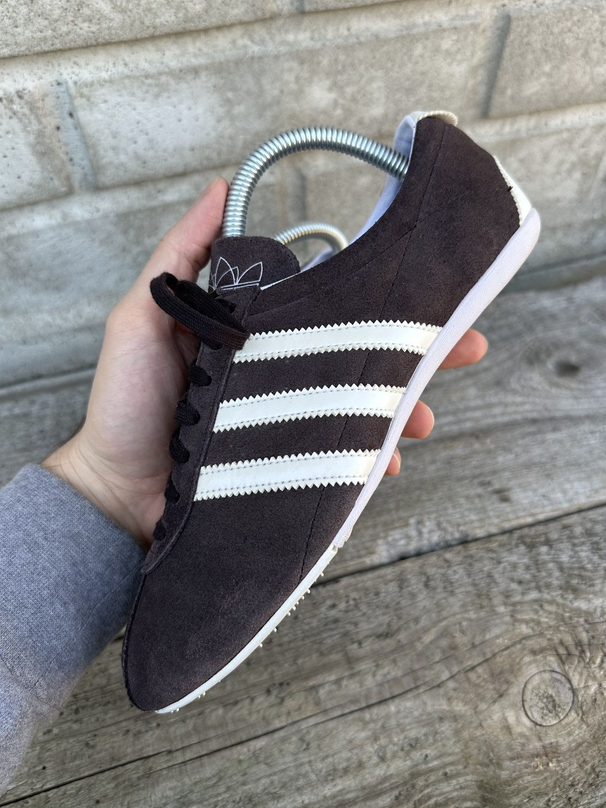 Adidas × Vintage New Brown Suede Rare Sneakers Adidas Originals 00s Sneakers Size 38 Size US 6.5 / IT 36.5 - 2 Thumbnail