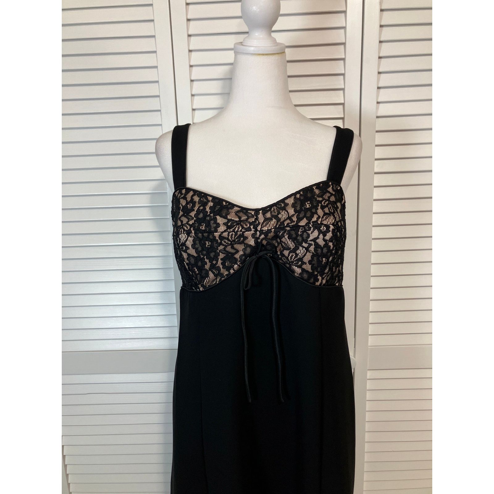 Other Madison Leigh Vintage Lace Cocktail Midi Dress Jacket 12 Size XL / US 12-14 / IT 48-50 - 9 Thumbnail