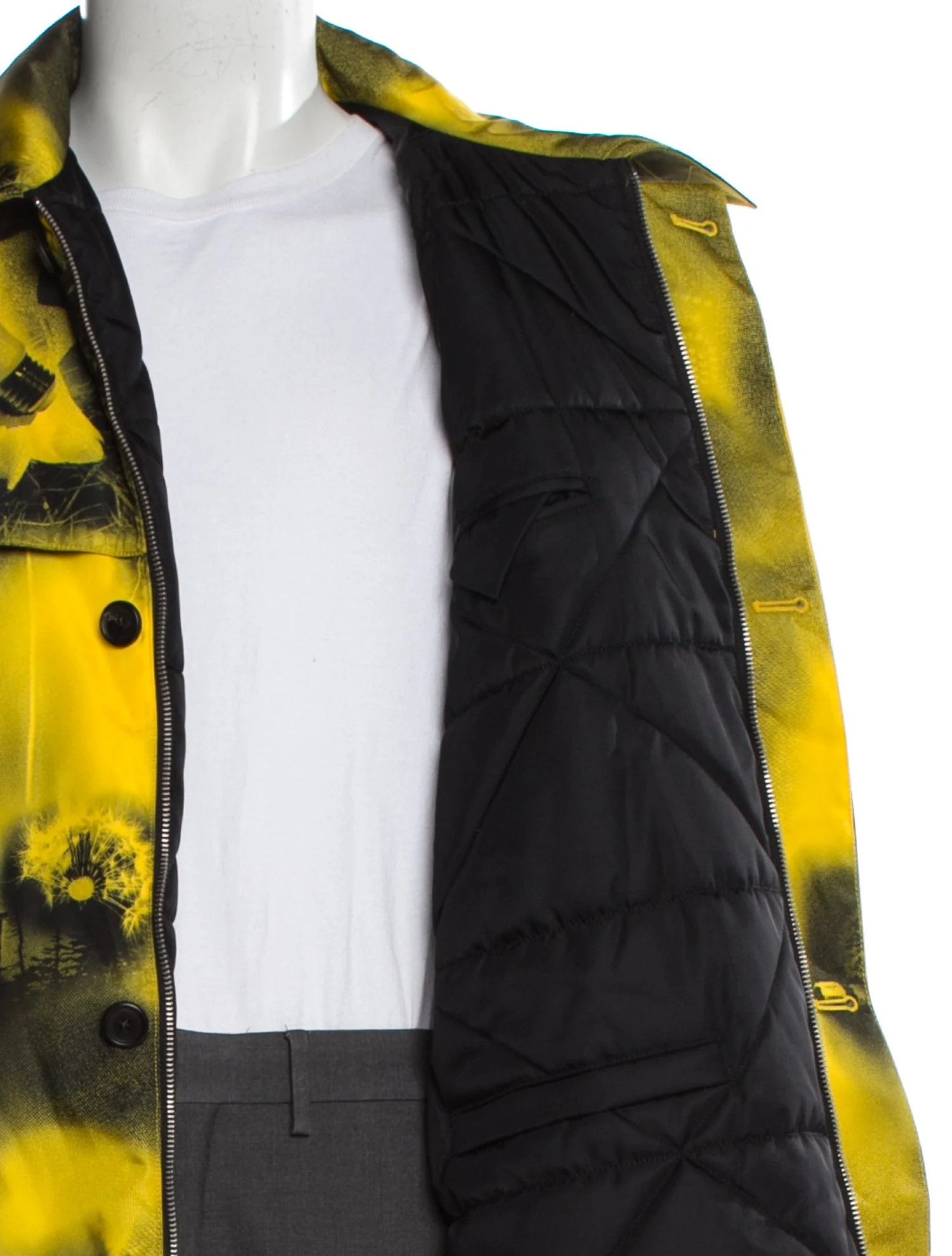 Prada Prada Re-Nylon abstract-printed parka coat Size US XL / EU 56 / 4 - 10 Thumbnail