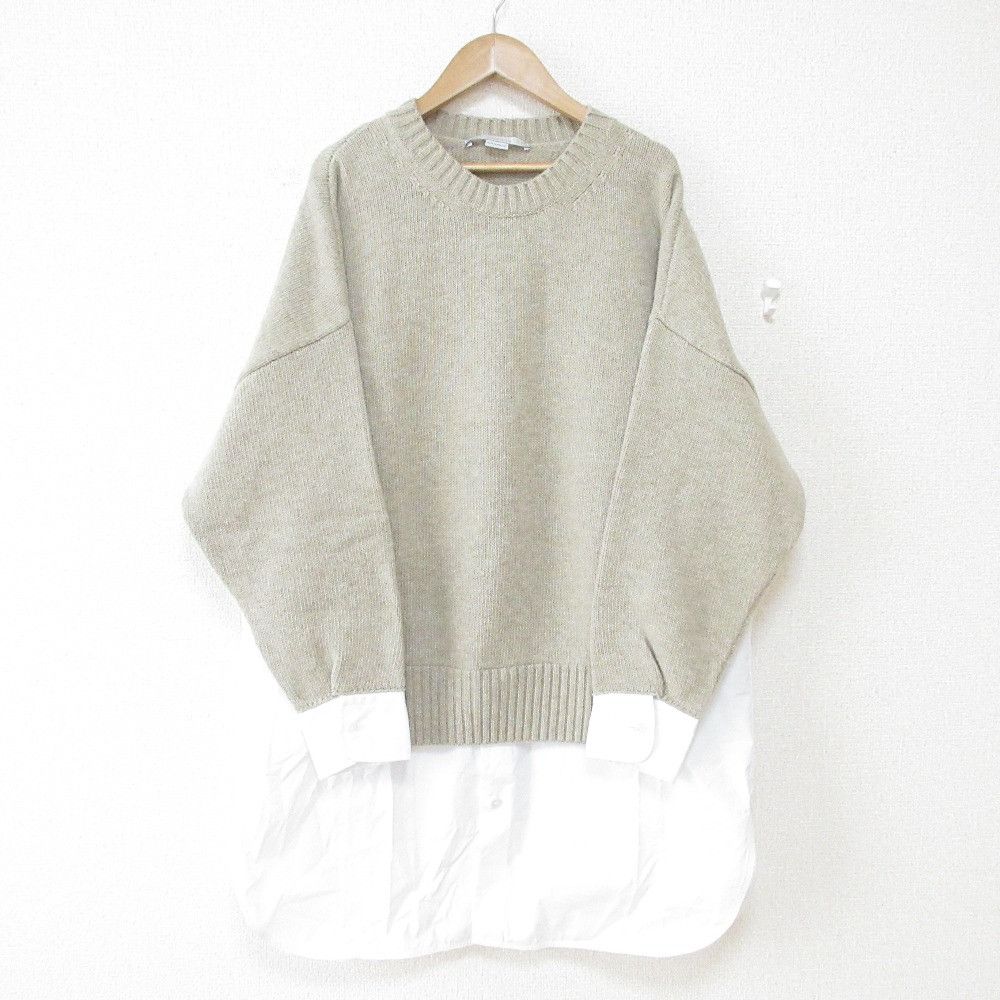 Stella McCartney Stella Mccartney Stella McCartney Long Sleeve Shirt Docking Long Knit Sweater Others Tops DUTY FREE for USA Size ONE SIZE - 1 Thumbnail