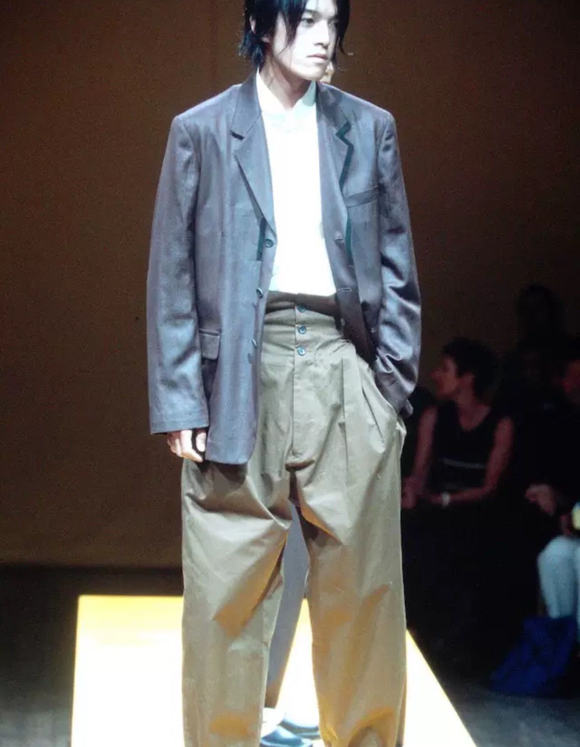 Yohji Yamamoto Yohji Yamamoto 00ss delinquent boy strap suit 2412-Nextarrow Size US L / EU 52-54 / 3 - 9 Thumbnail