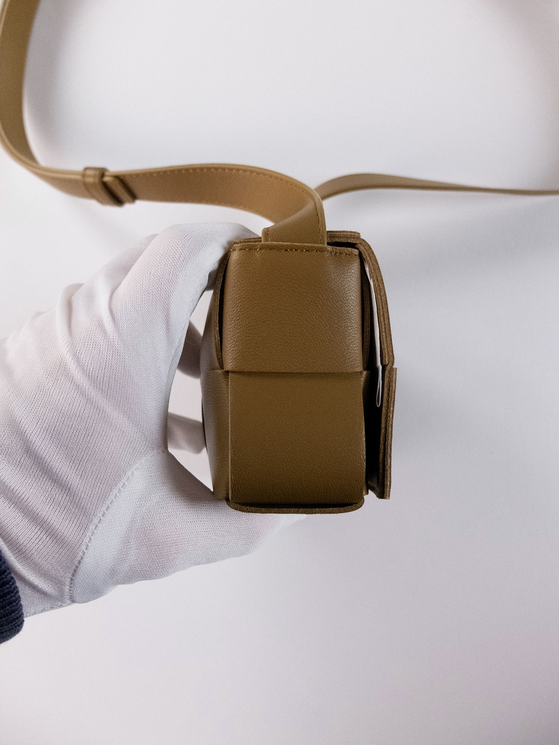 Bottega Veneta BOTTEGA VENETA Candy Cassette brown intrecciato leather bag Size ONE SIZE - 8 Thumbnail