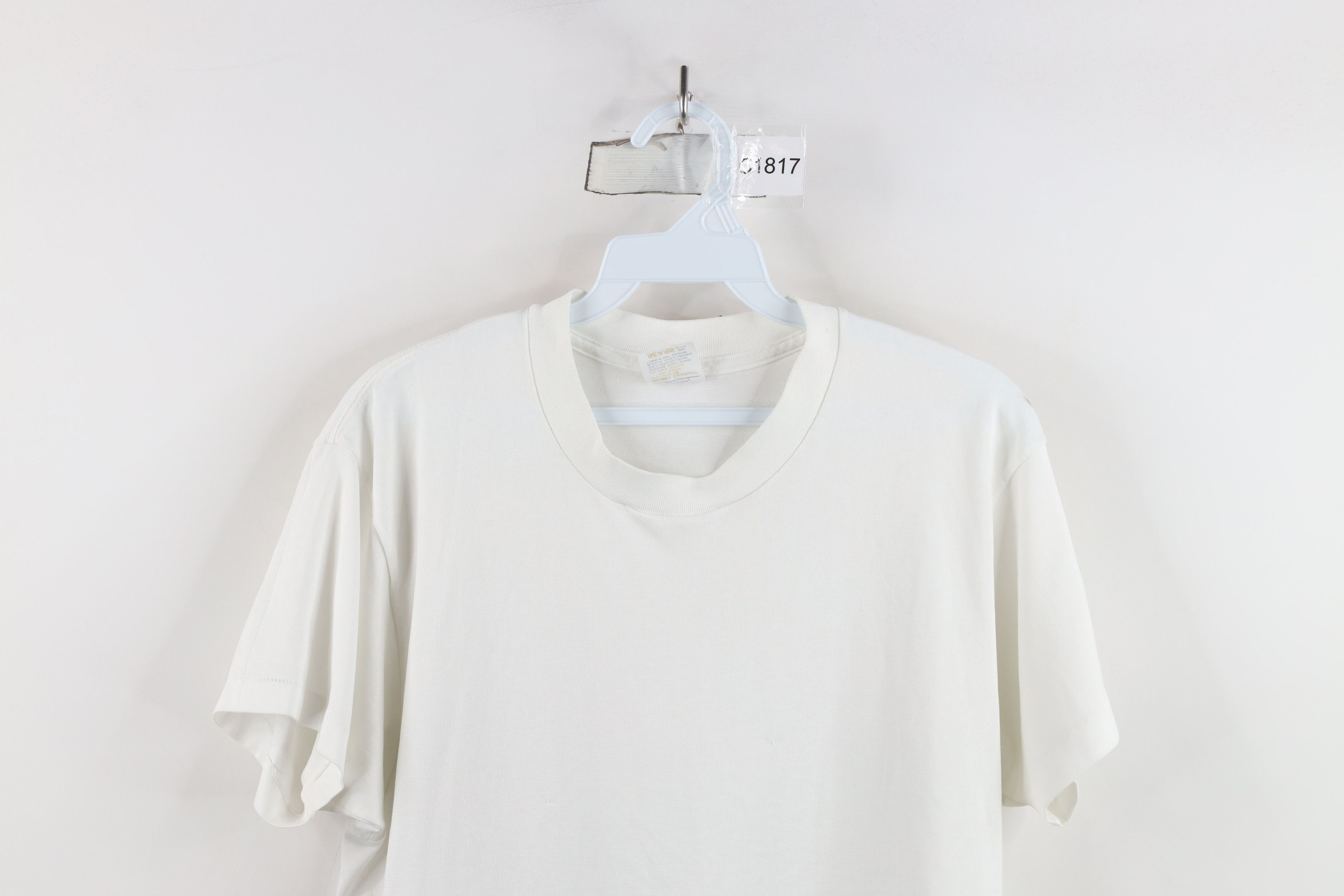 Vintage Vintage 70s Streetwear Short Sleeve T-Shirt White USA Size US L / EU 52-54 / 3 - 2 Thumbnail