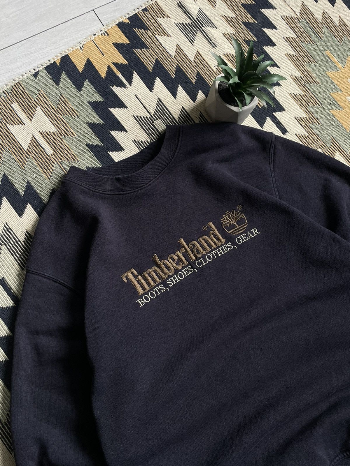 Timberland × Vintage Vintage Timberland Logo Sweatshirt Size US S / EU 44-46 / 1 - 4 Thumbnail