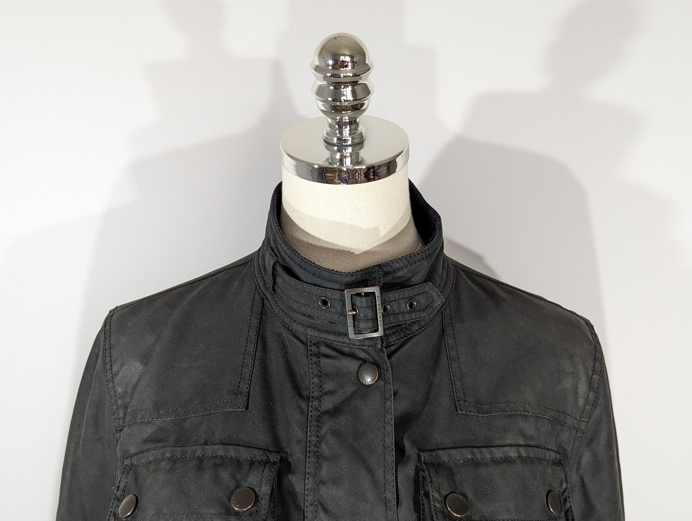 Burberry BURBERRY London Women's Biker Jacket Belted Made In England Size M / US 6-8 / IT 42-44 - 2 Thumbnail