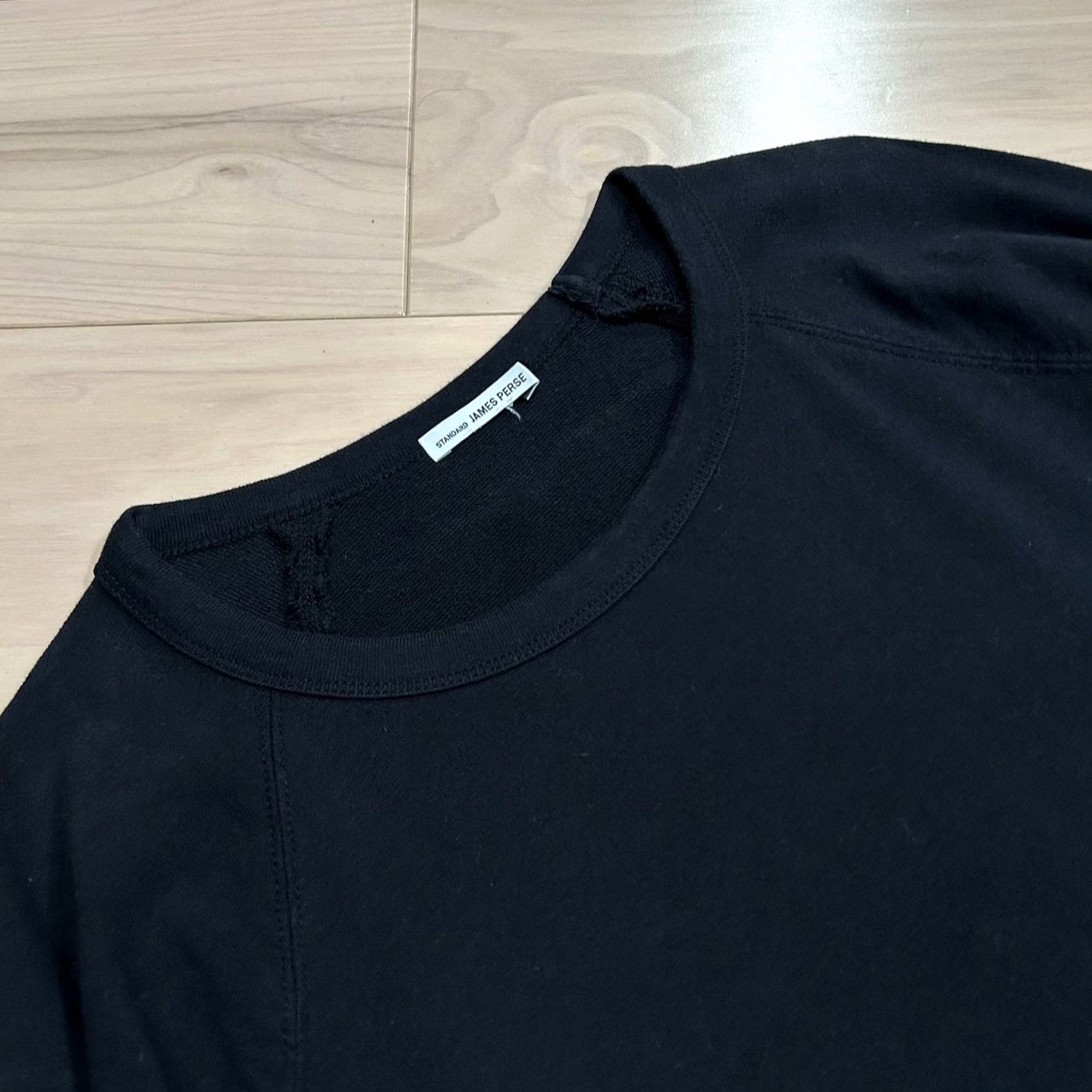 James Perse James Perse Dress Women’s 2 Raglan Short Length Black Crew Neck 100% Cotton Mini Shirt Dress T-Shirt Dress Casual Fall Womens Size XS / US 0-2 / IT 36-38 - 2 Thumbnail