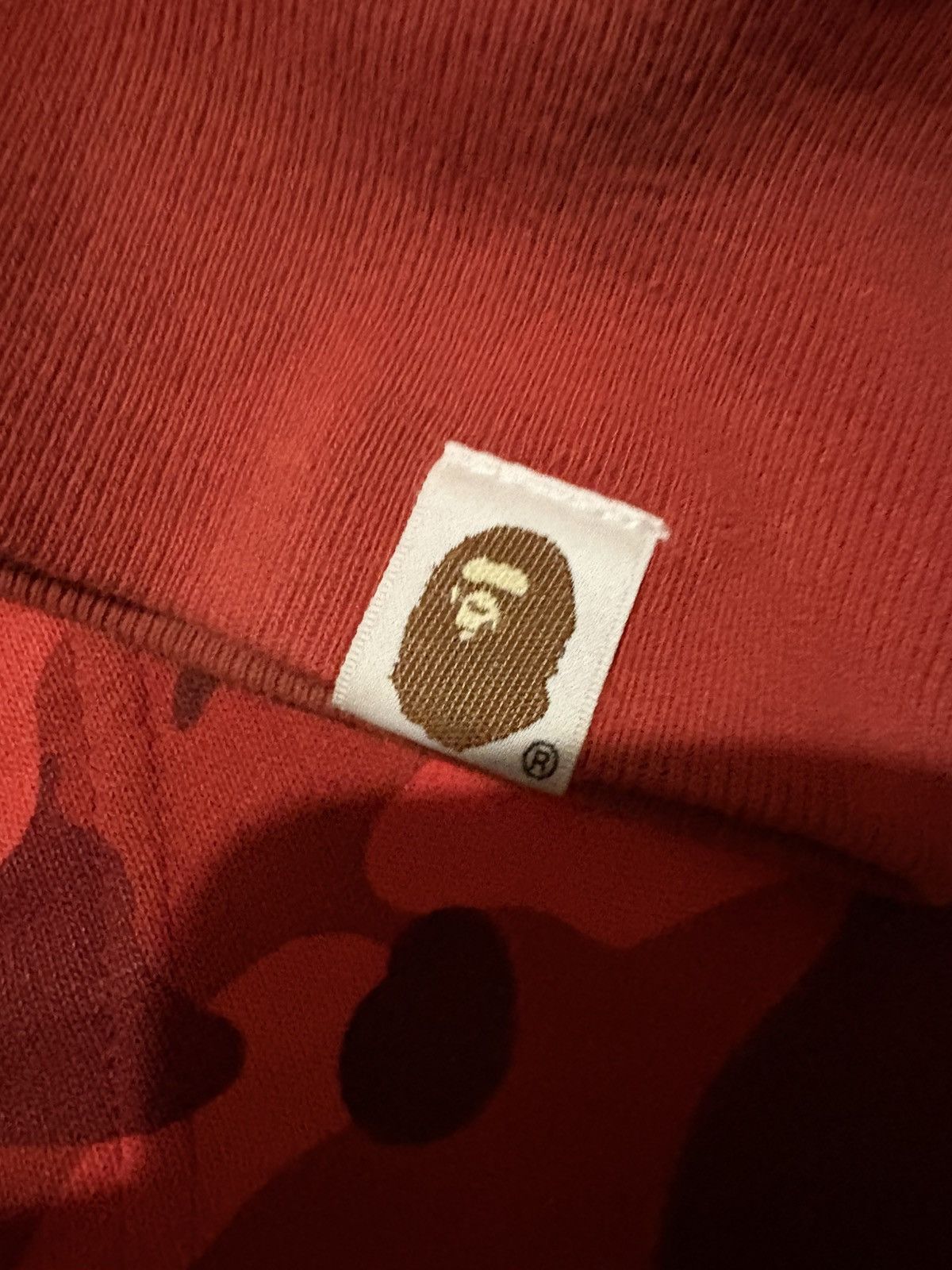 Bape Red Bape zip up hoodie Size US L / EU 52-54 / 3 - 2 Thumbnail