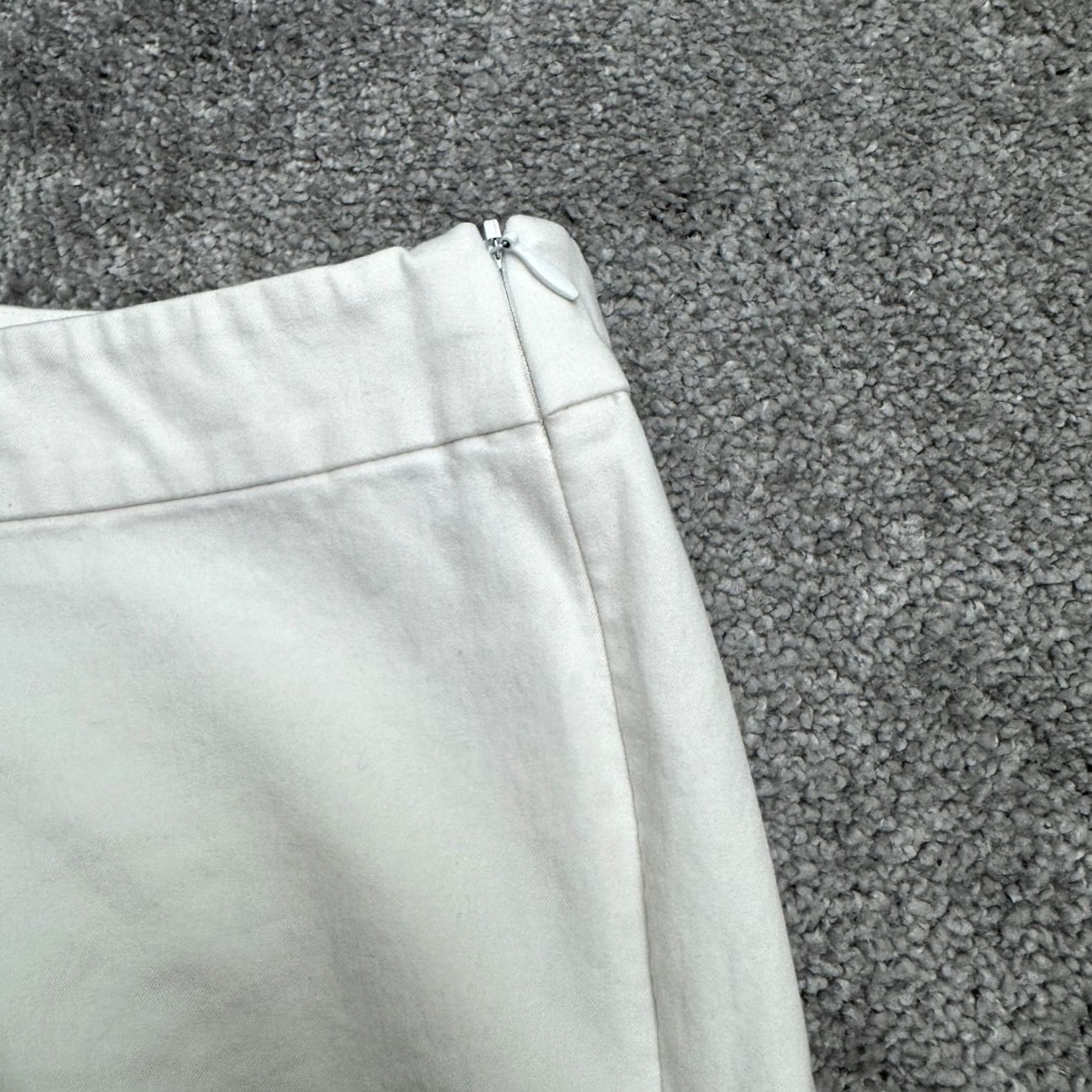 Eileen Fisher Eileen Fisher Pants Womens XS White Organic Cotton Slim Fit Ankle Zip Trouser Size 26" / US 2 / IT 38 - 5 Thumbnail