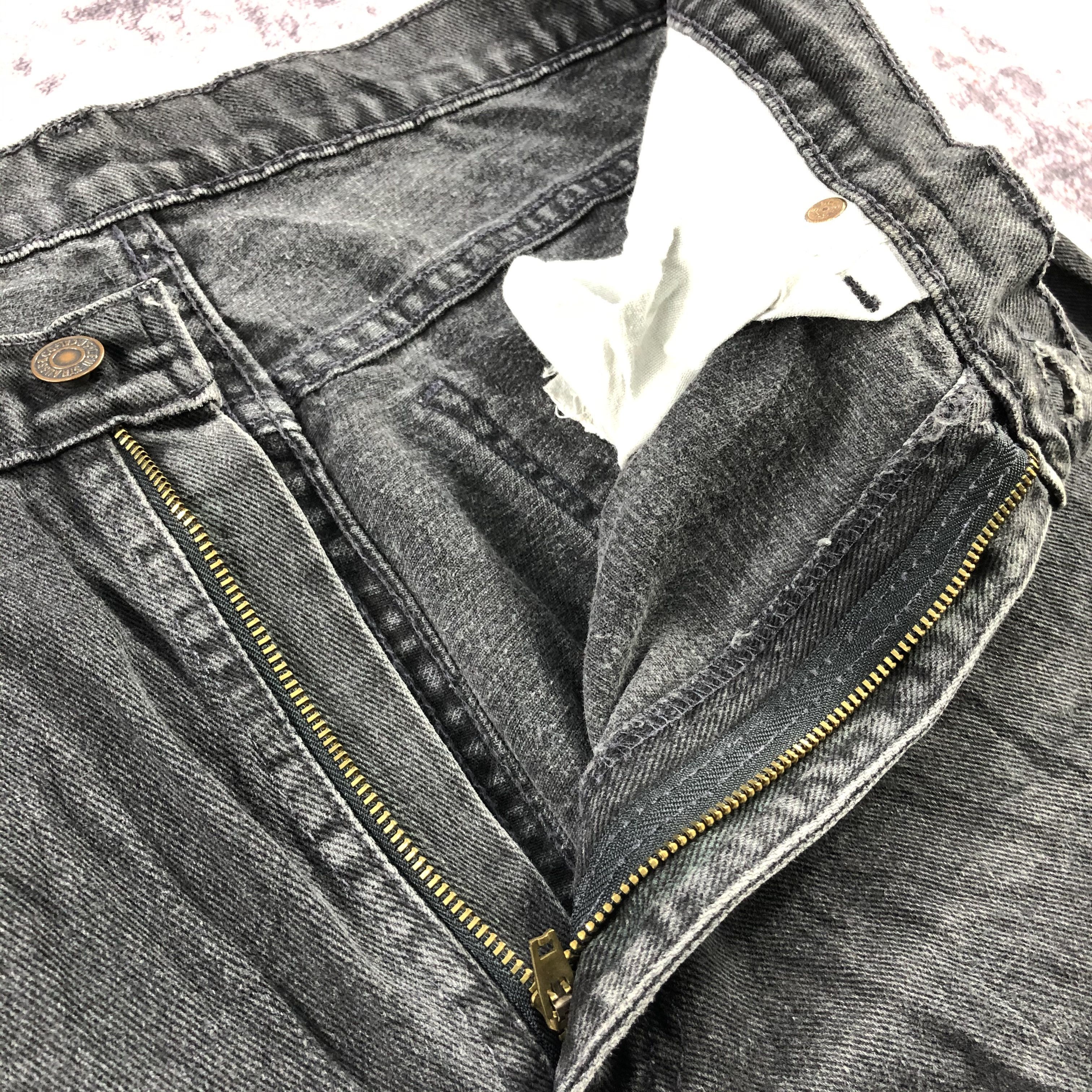 Levi's × Vintage 90s Vintage Faded Black Levis Jeans-JM2972 Size US 33 - 8 Thumbnail
