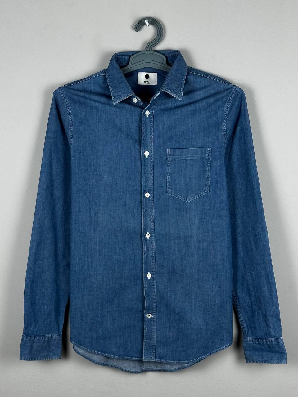 NN07 NN07 No Nationality Denim Casual Shirt Made In Portugal Size US S / EU 44-46 / 1 - 2 Thumbnail