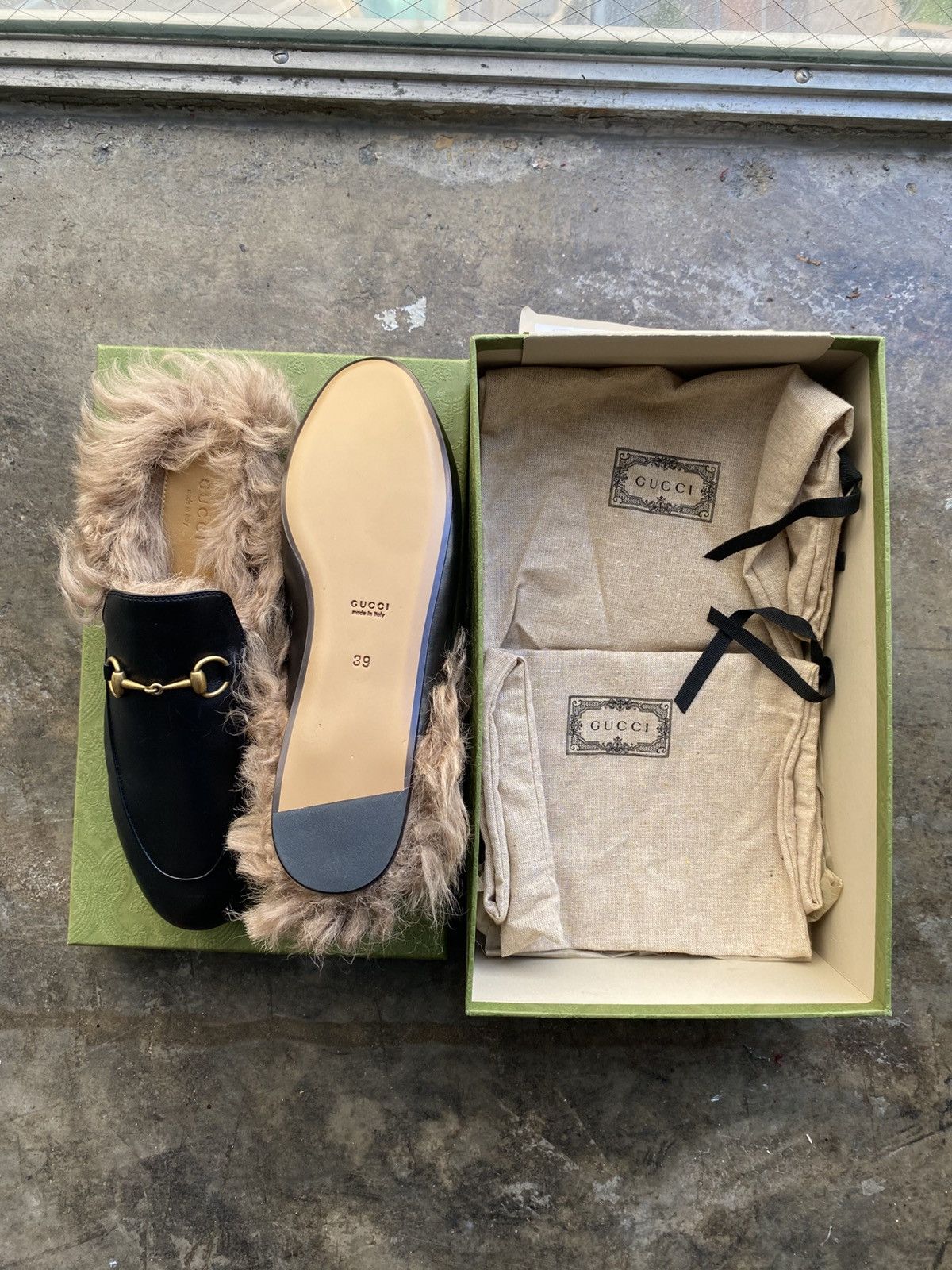 Gucci Gucci Princetown Fur Lined Loafers Size US 9 / IT 39 - 2 Thumbnail