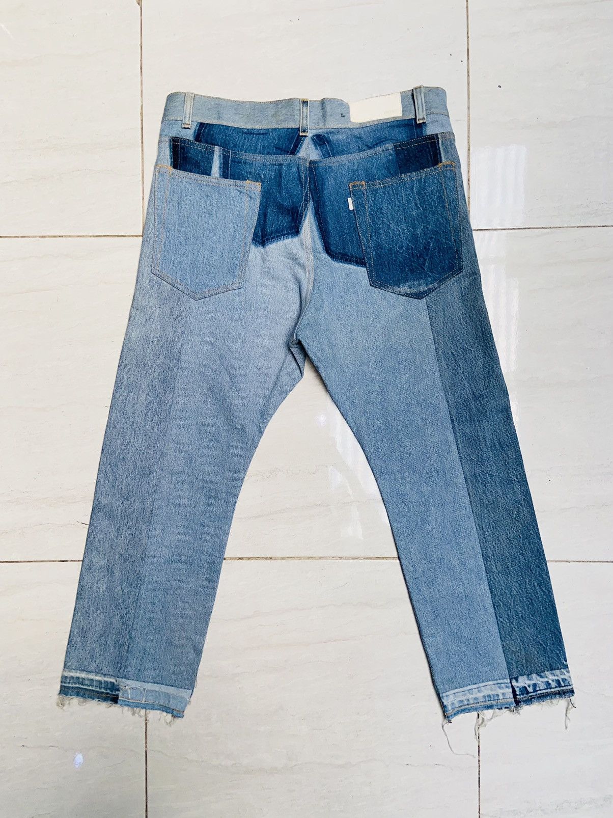 Issey Miyake NOVE Panel Denim Jeans Size US 35 - 19 Thumbnail