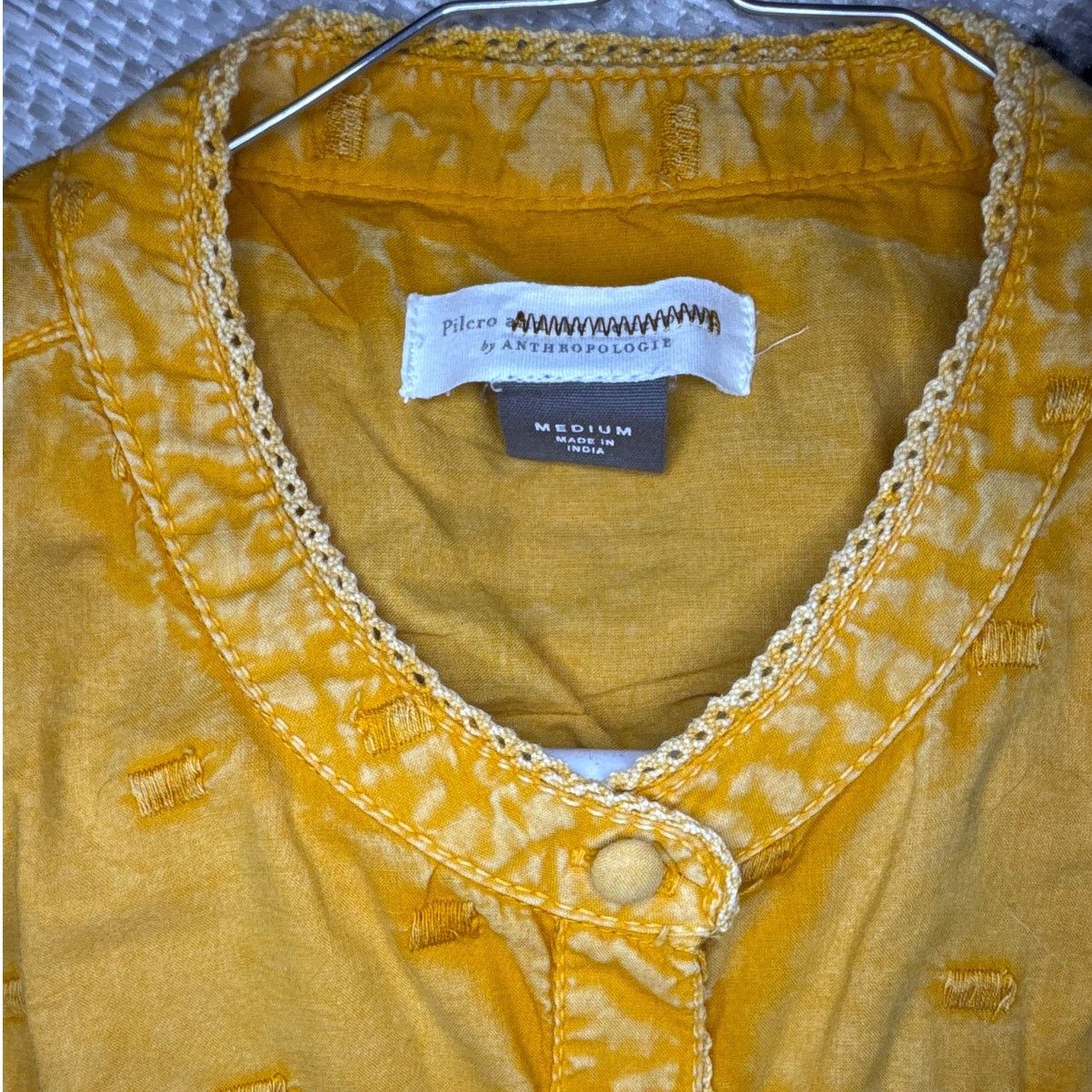 Anthropologie Anthropologie Pilcro Adira Textured Buttondown Size M / US 6-8 / IT 42-44 - 2 Thumbnail