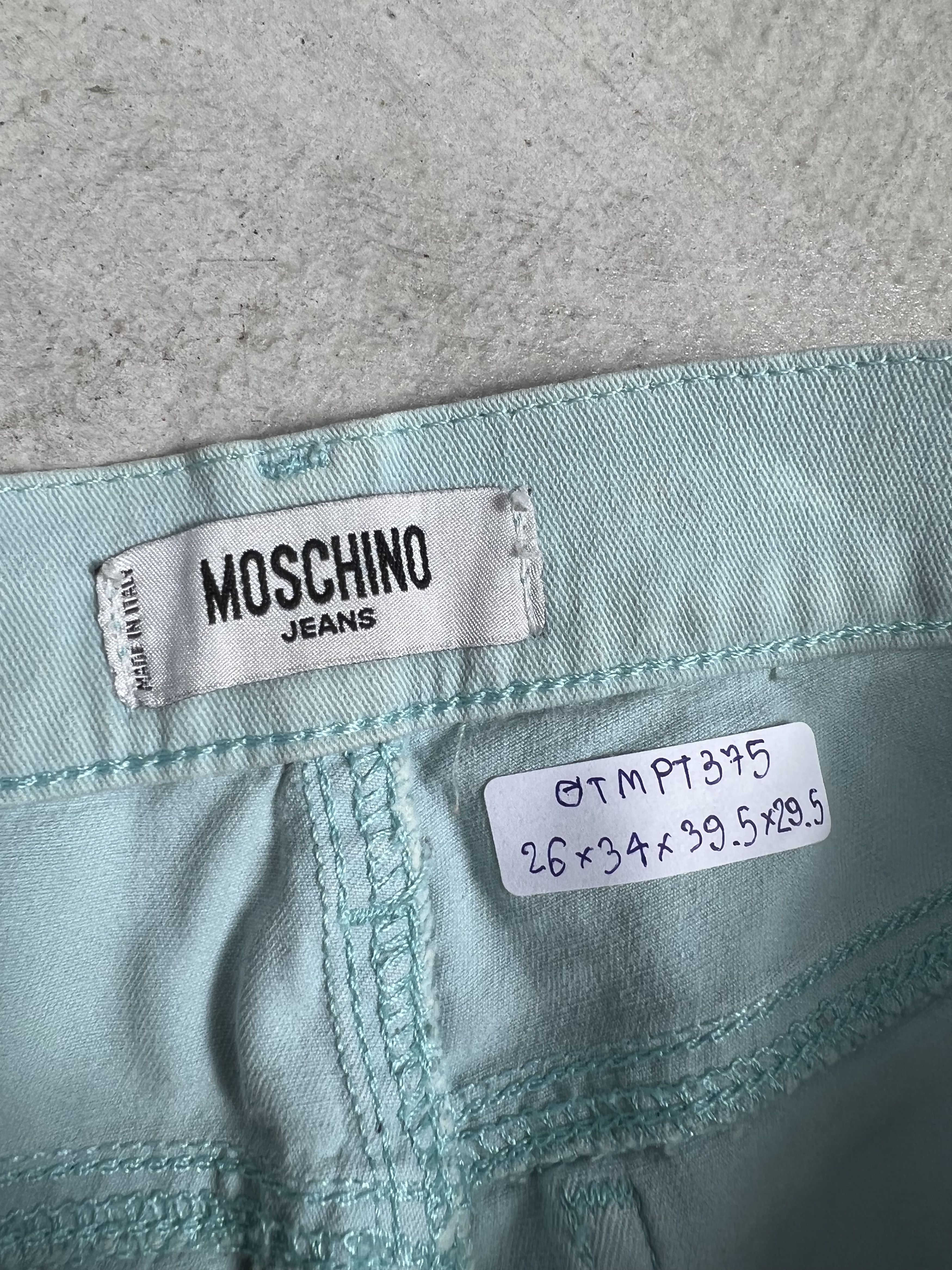 Moschino MOSCHINO Jeans Peace Light Sky Blue Denim GTMPT375 Size 26" / US 2 / IT 38 - 3 Thumbnail