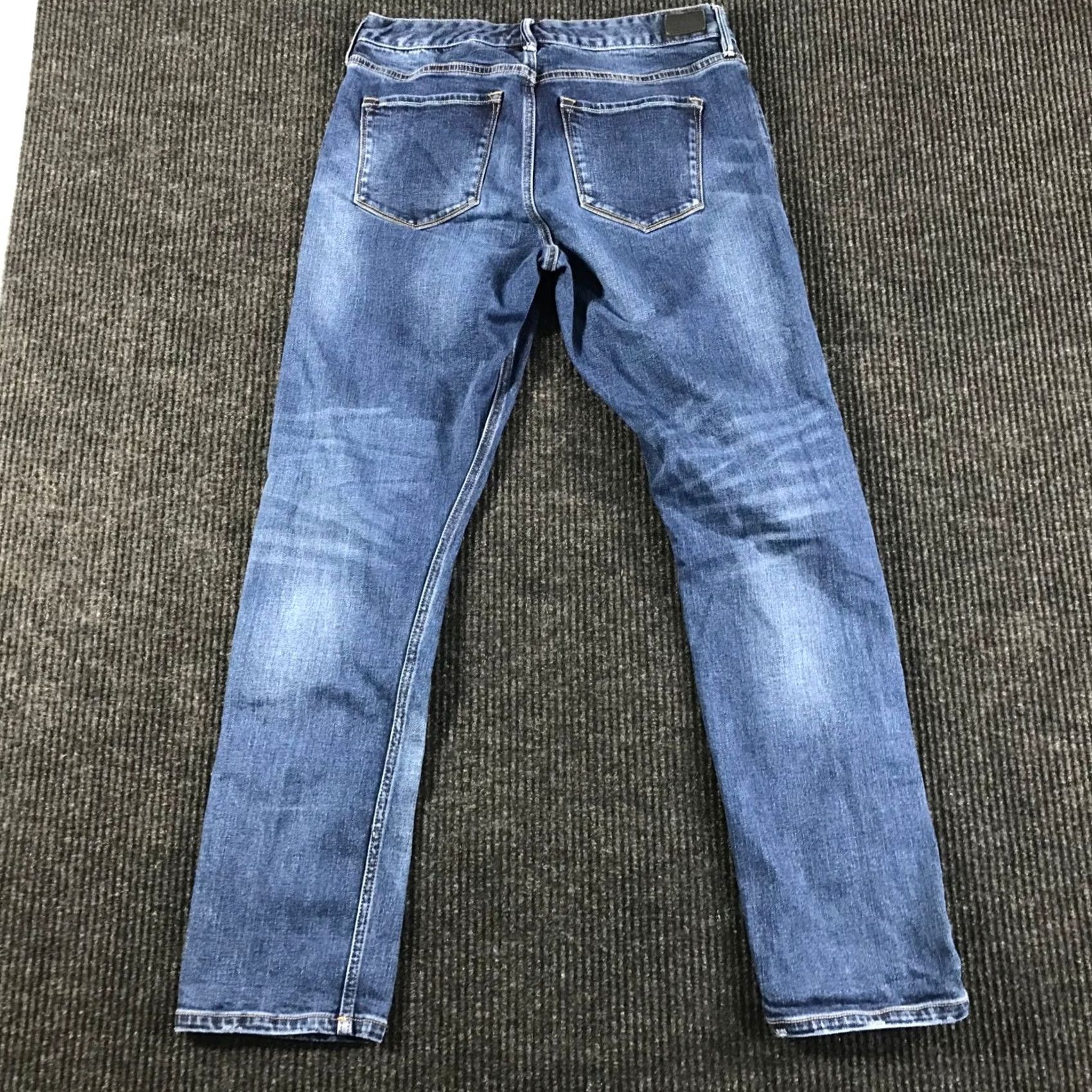 Vintage Dear John American Classic Jeans Blue Medium Wash Sz 27 Distressed Straight Leg 5-Pocket Womens Size 27 Size 27" / US 4 / IT 40 - 4 Thumbnail
