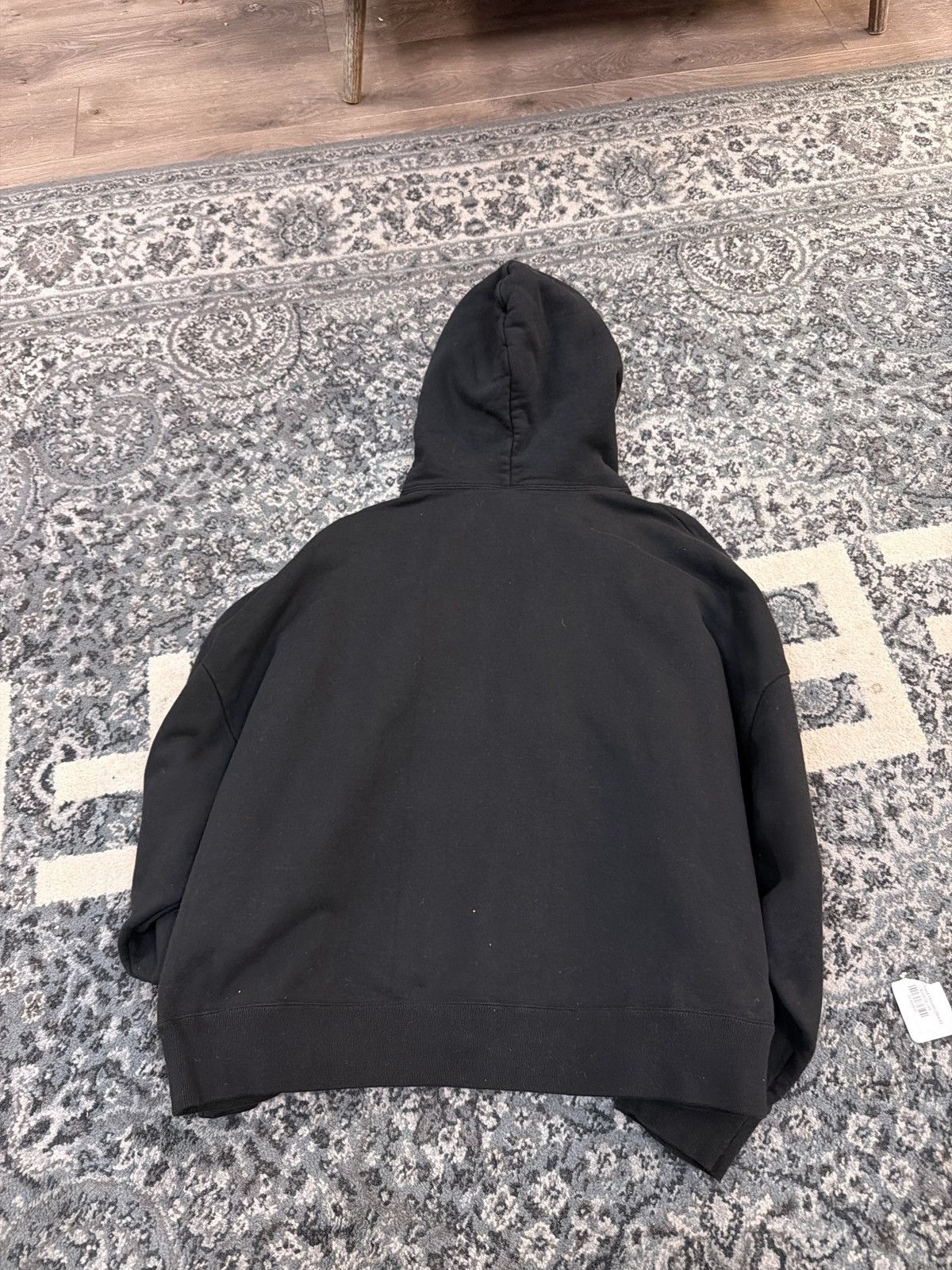 Saint Michael Saint Michael ribbon hooded sweatshirt black white Size US M / EU 48-50 / 2 - 2 Thumbnail