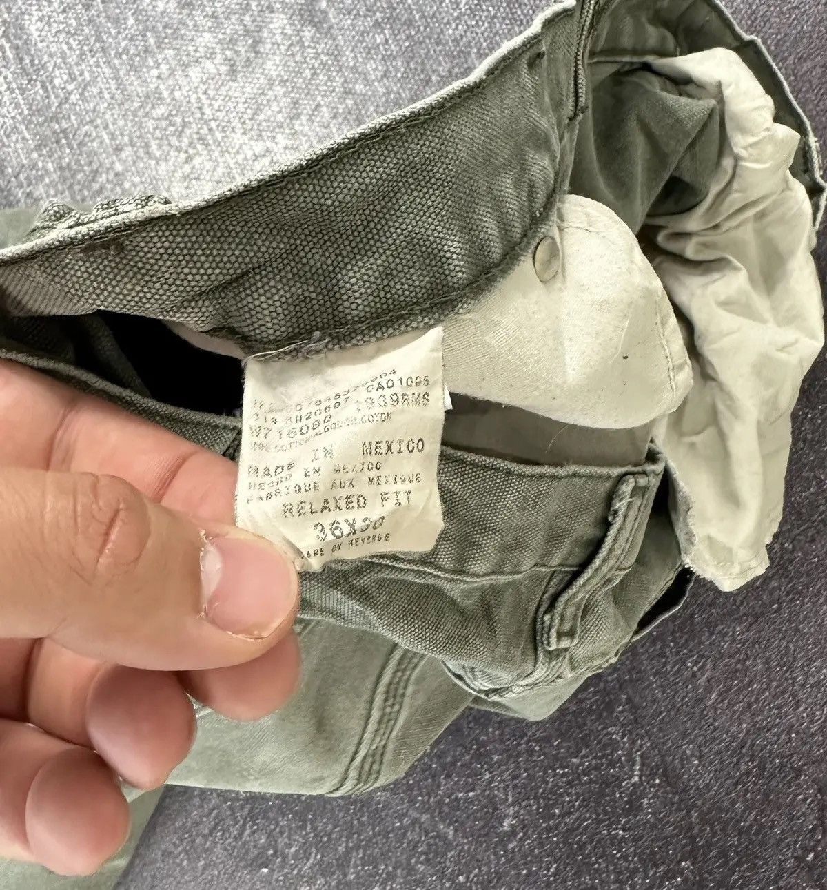 Dickies × Vintage Vintage Dickies Y2K American Olive Hype Work Pants Jeans Size US 36 / EU 52 - 10 Thumbnail
