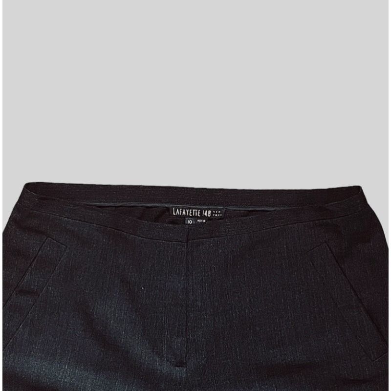 Lafayette 148 Lafayette 148 Pants in Dark Gray | Size 10 Size 32" / US 10 / IT 46 - 2 Thumbnail