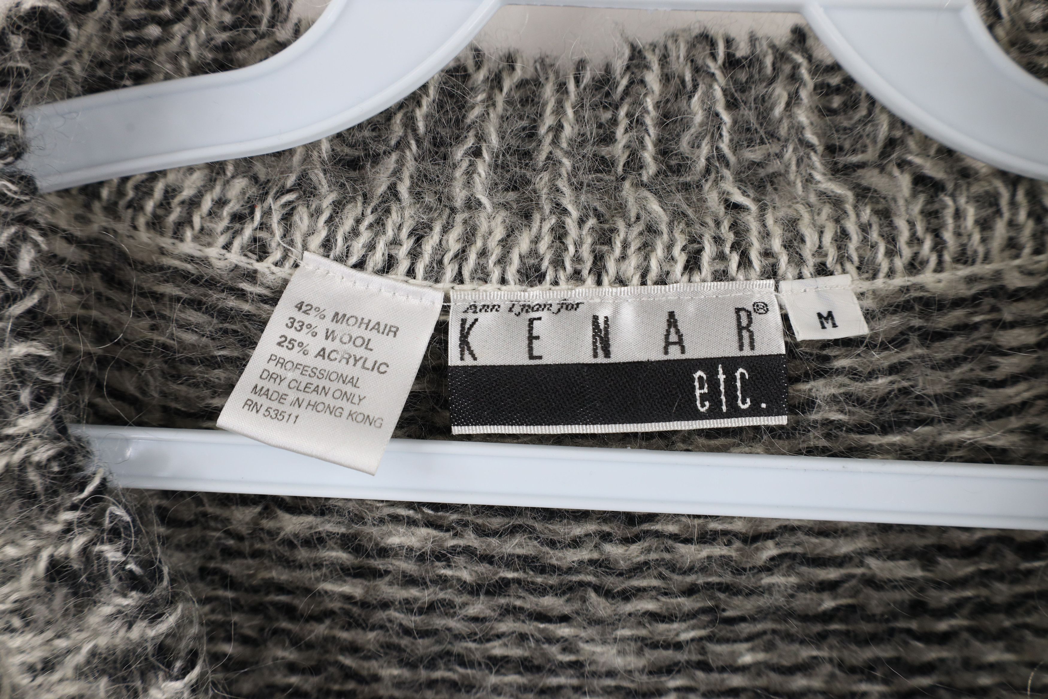 Vintage Vintage 90s Streetwear Wool Mohair Blend Knit Tunic Sweater Size M / US 6-8 / IT 42-44 - 5 Thumbnail