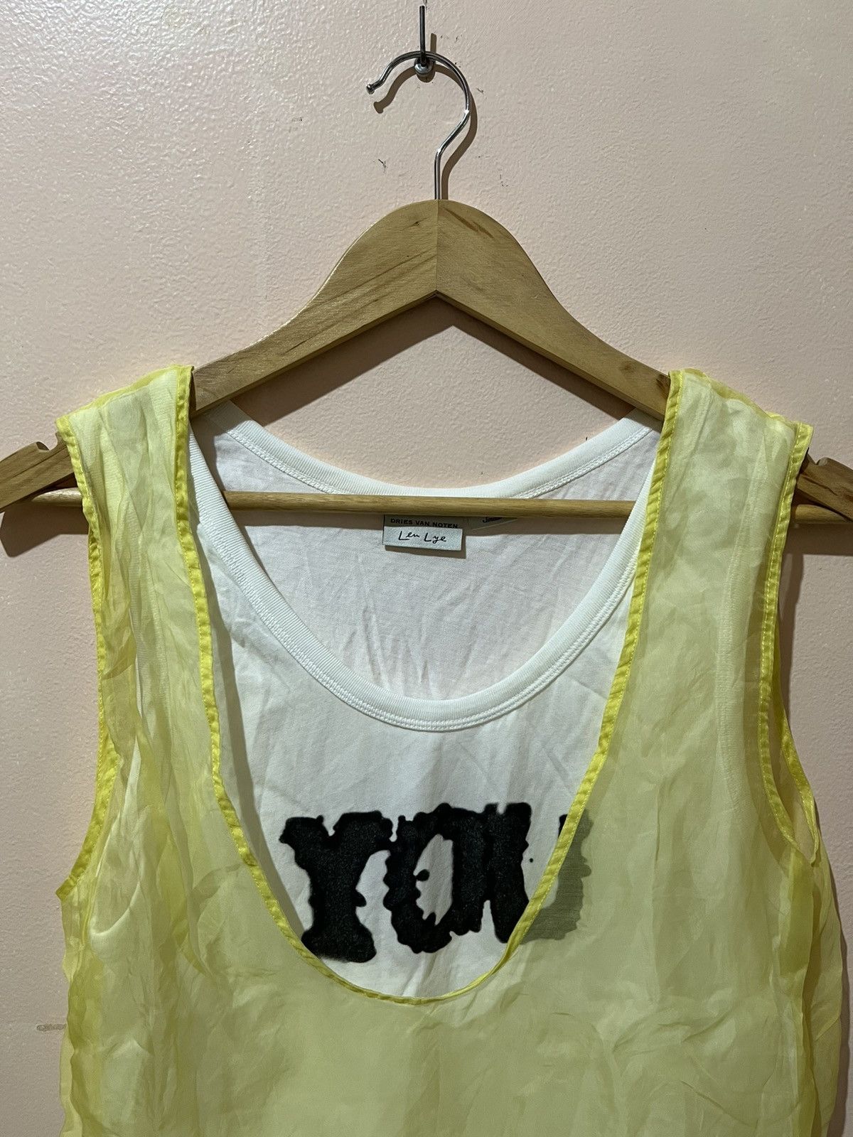 Dries Van Noten Dries Van Noten - Len Lye - S/S’21 - You Printed - Tank Top Size S / US 4 / IT 40 - 5 Thumbnail