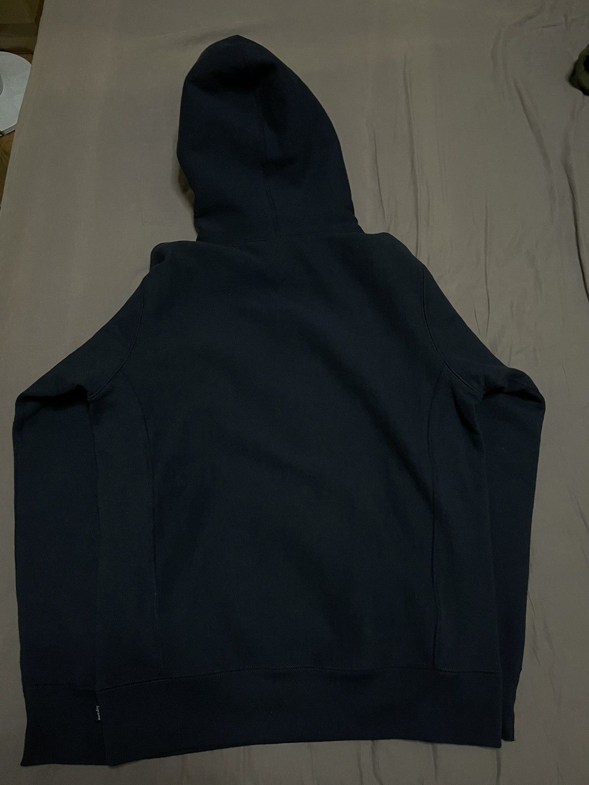 Supreme Supreme fw16 red on navy box logo hooded sweatershirt Size US M / EU 48-50 / 2 - 2 Thumbnail
