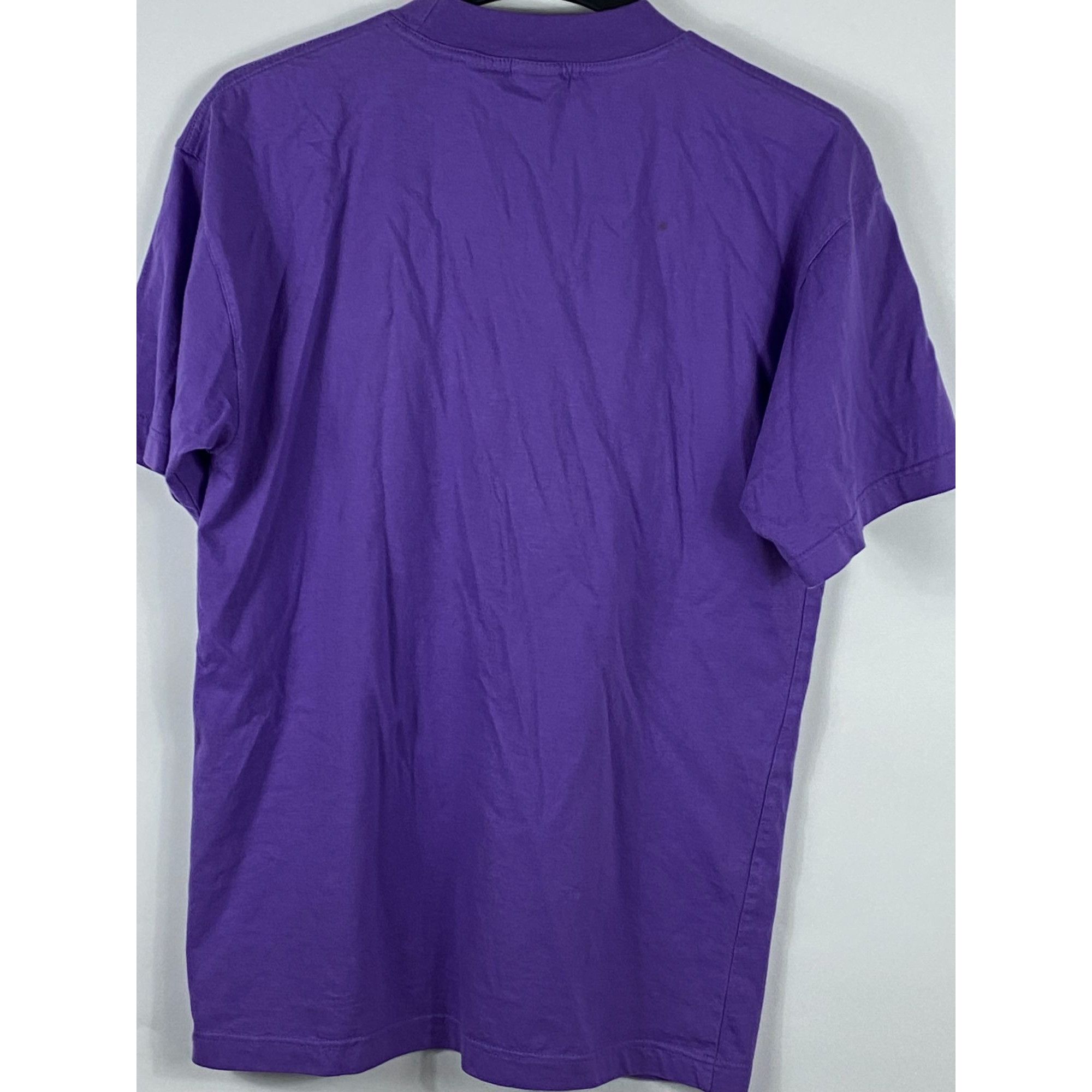 Disney Vintage The Disney Store Dopey Embroidered Tee Shirt Purple Size US L / EU 52-54 / 3 - 2 Thumbnail