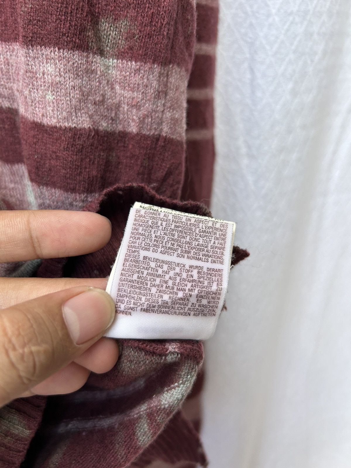 Diesel × Japanese Brand × Vintage Diesel grunge bleach knitted sweater style Size US L / EU 52-54 / 3 - 9 Thumbnail