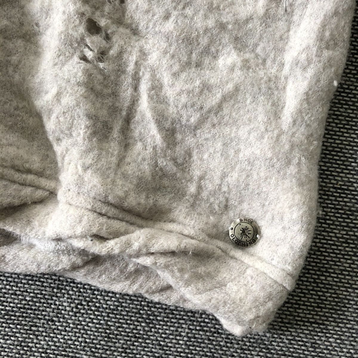 Maison MIHARA YASUHIRO MIHARAYASUHIRO Distressed Style Loungewear Cowl Neck Sweater Size M / US 6-8 / IT 42-44 - 8 Thumbnail