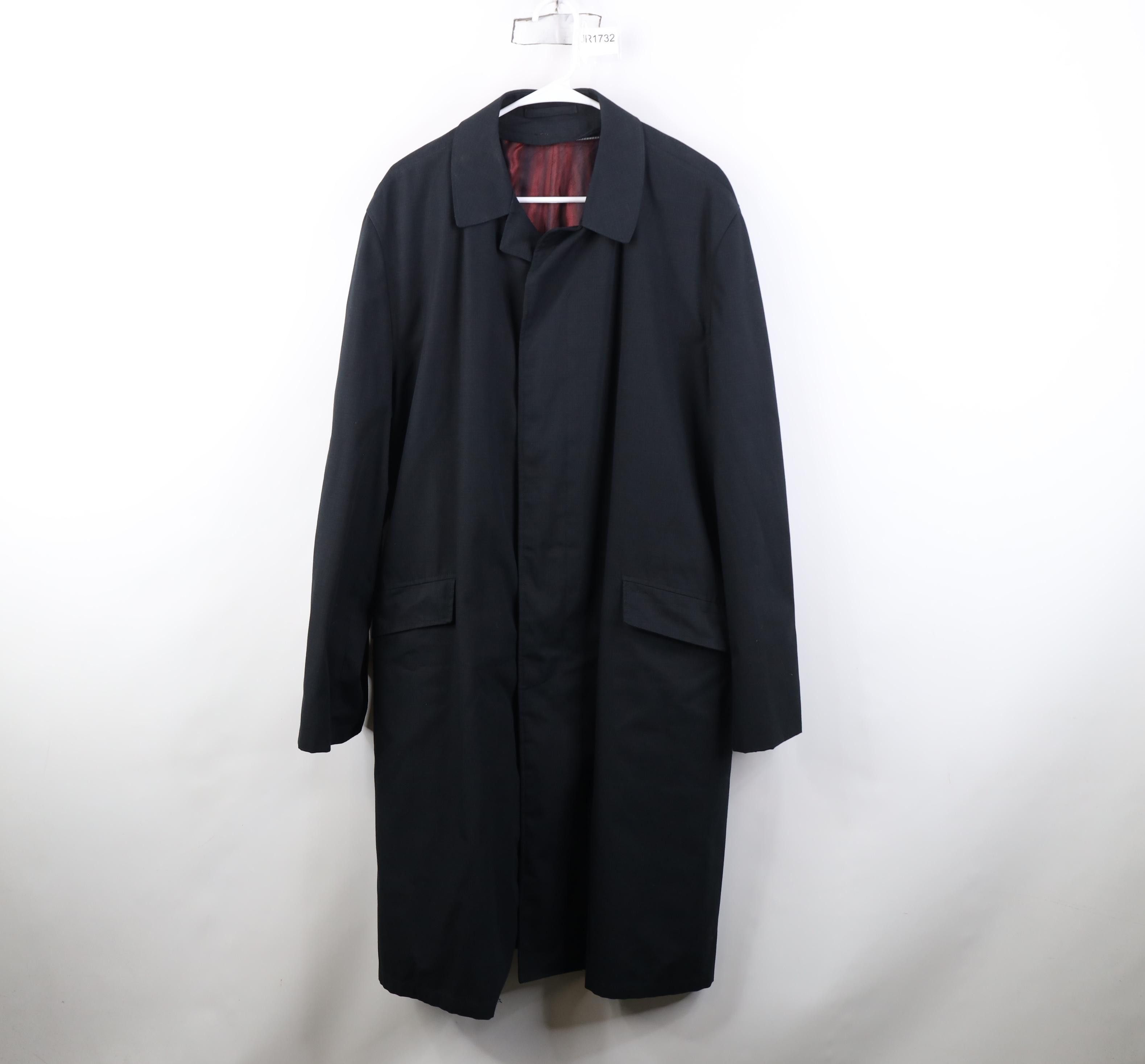 Vintage Vintage 60s 70s Streetwear Trench Coat Rain Jacket Plaid USA Size US XXL / EU 58 / 5 - 1 Thumbnail
