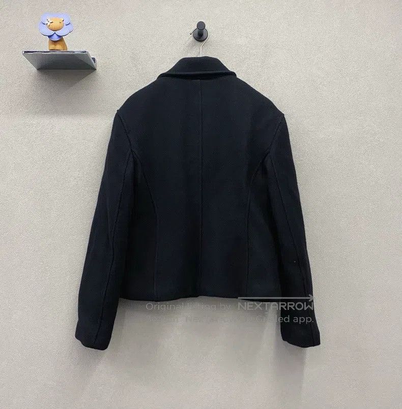 Hermes Hermes Black Asymmetrical Zip-Up Jacket Size XS / US 0-2 / IT 36-38 - 2 Thumbnail