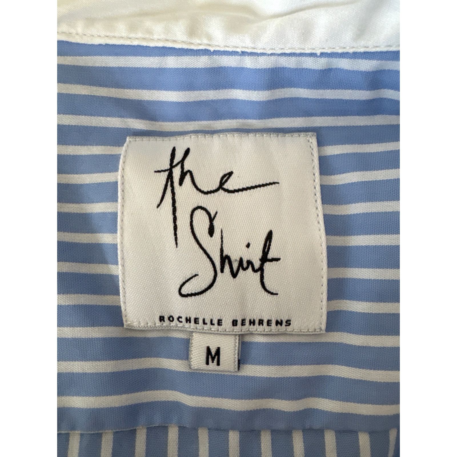 Other TUCKERNUCK The Shirt by Rochelle Behrens Blue White Blouse M Size M / US 6-8 / IT 42-44 - 7 Thumbnail