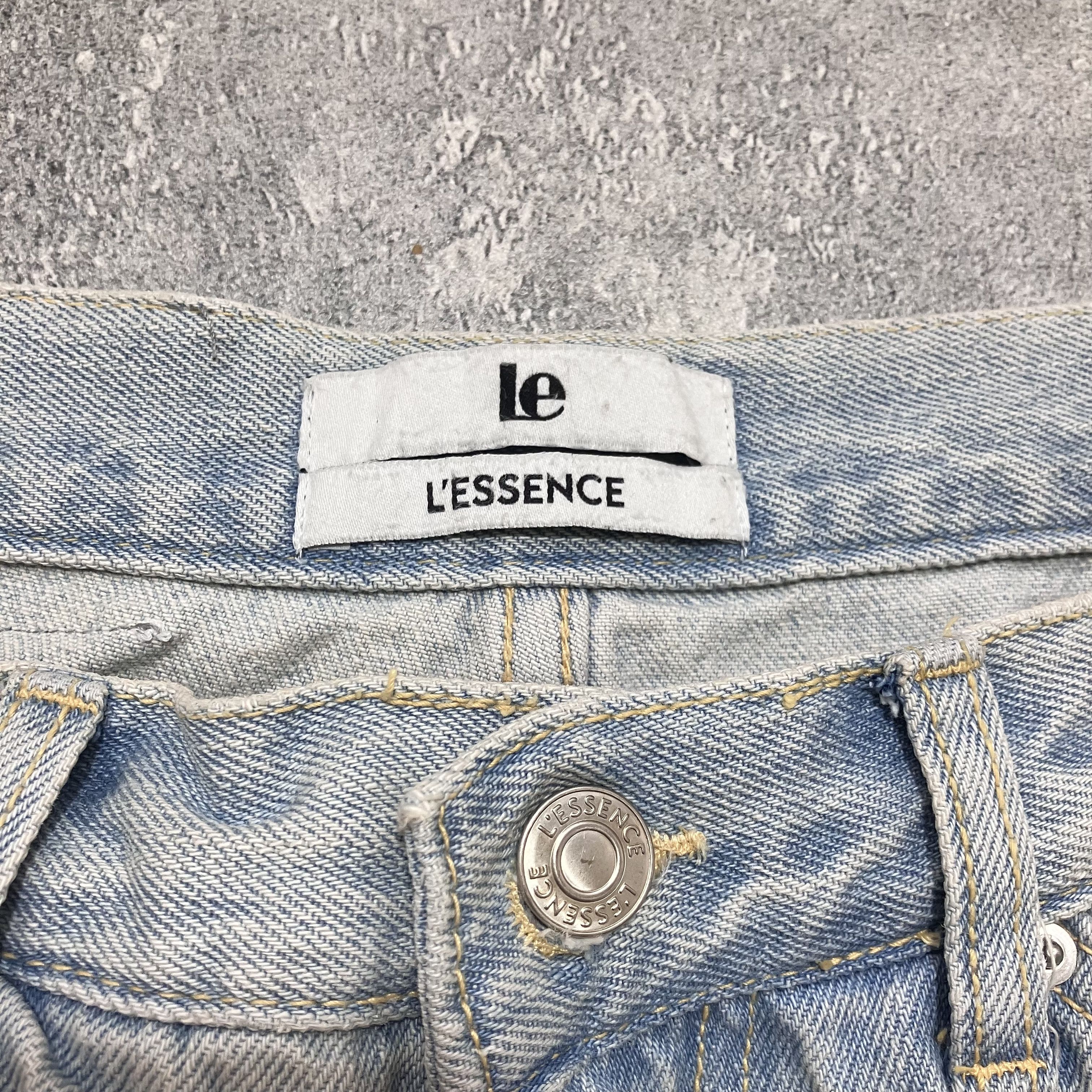 If Six Was Nine L'Essence blue washed distressed baggy jeans Size US 30 / EU 46 - 5 Thumbnail