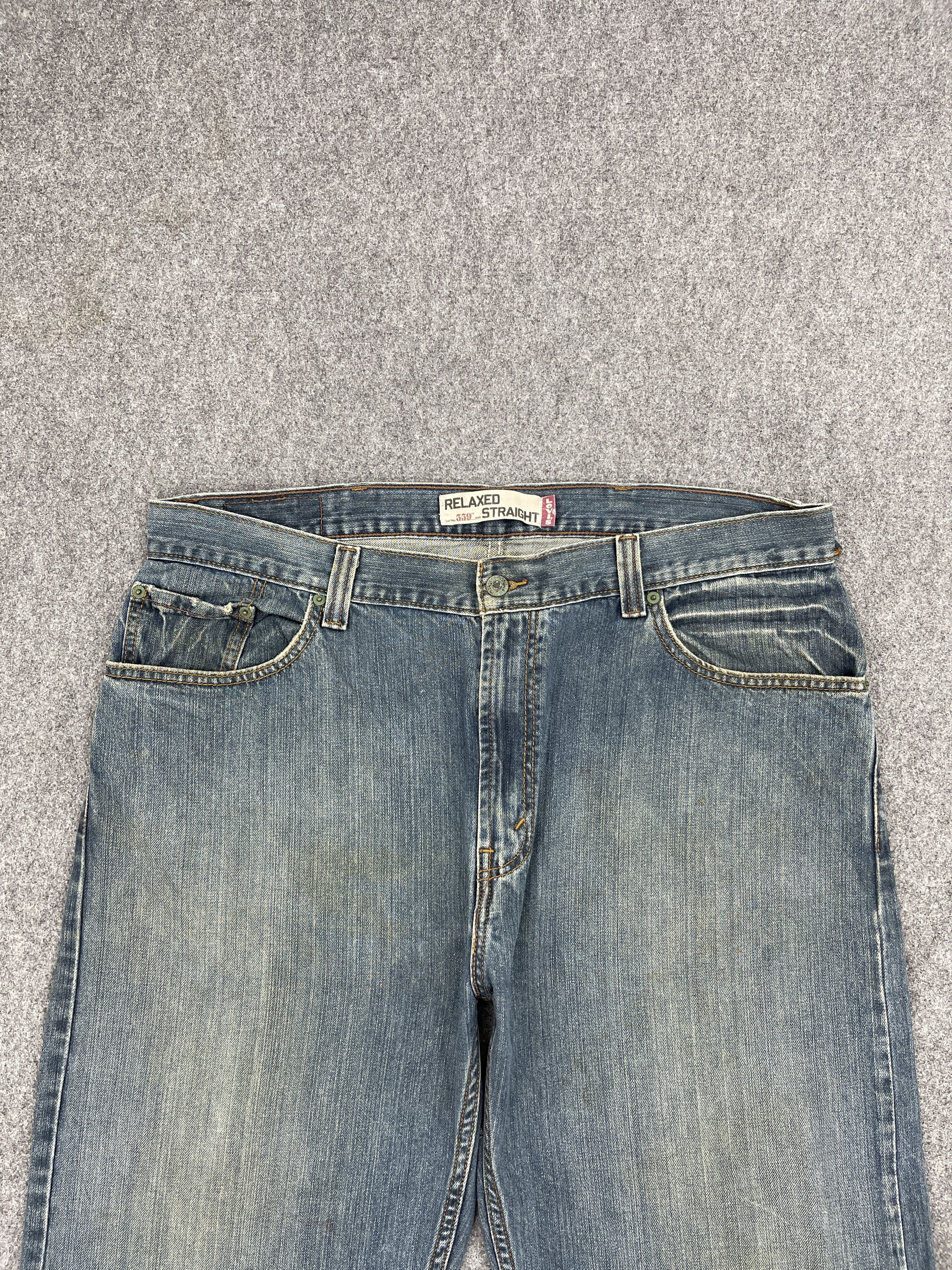Levi's Faded Blue Vintage Levis 559 Jeans DP2558 Size US 38 / EU 54 - 2 Thumbnail