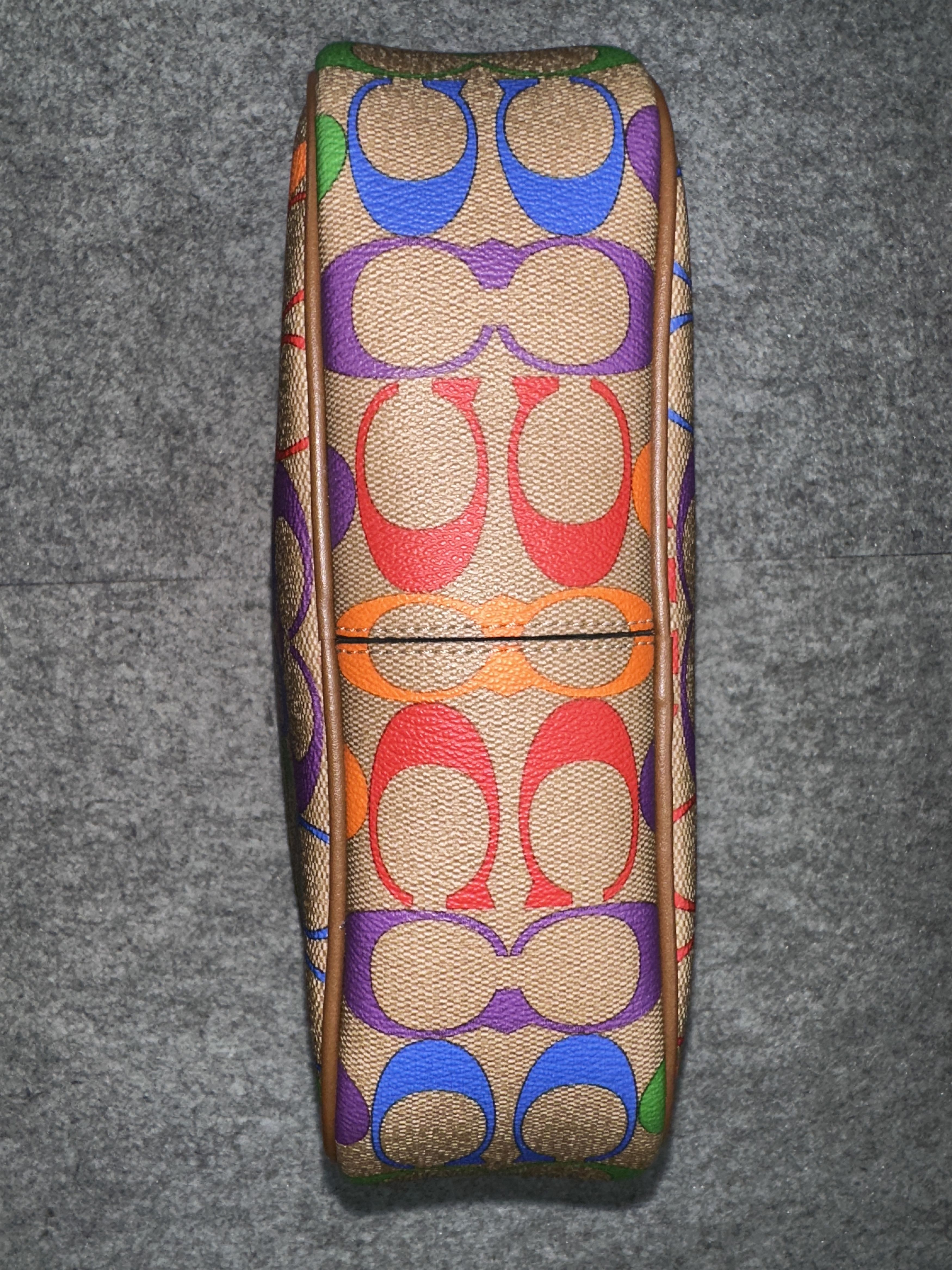 Coach Coach Jamie Camera Bag Crossbody in Rainbow Signature Canvas Size ONE SIZE - 3 Thumbnail