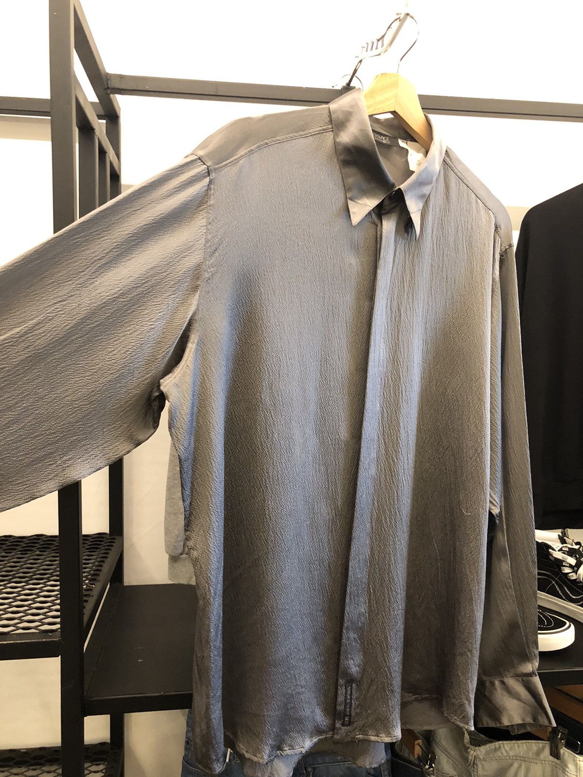 Hedi Slimane Versace Classic V2 Vintage Silk Size US XL / EU 56 / 4 - 8 Thumbnail