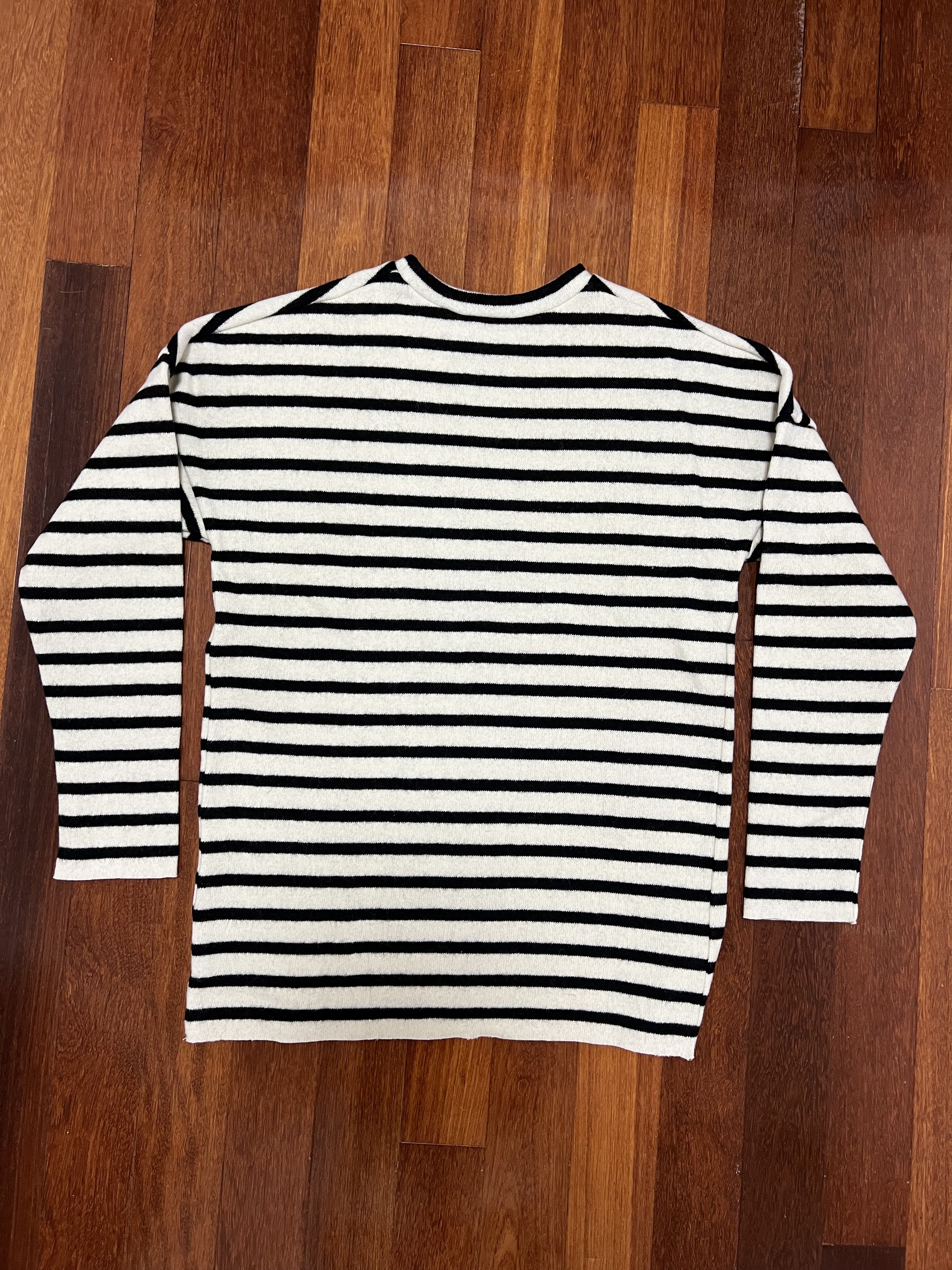 Raf Simons 💚 Raf Simons Redux Striped Sweater With Patches NEW Size US M / EU 48-50 / 2 - 2 Thumbnail