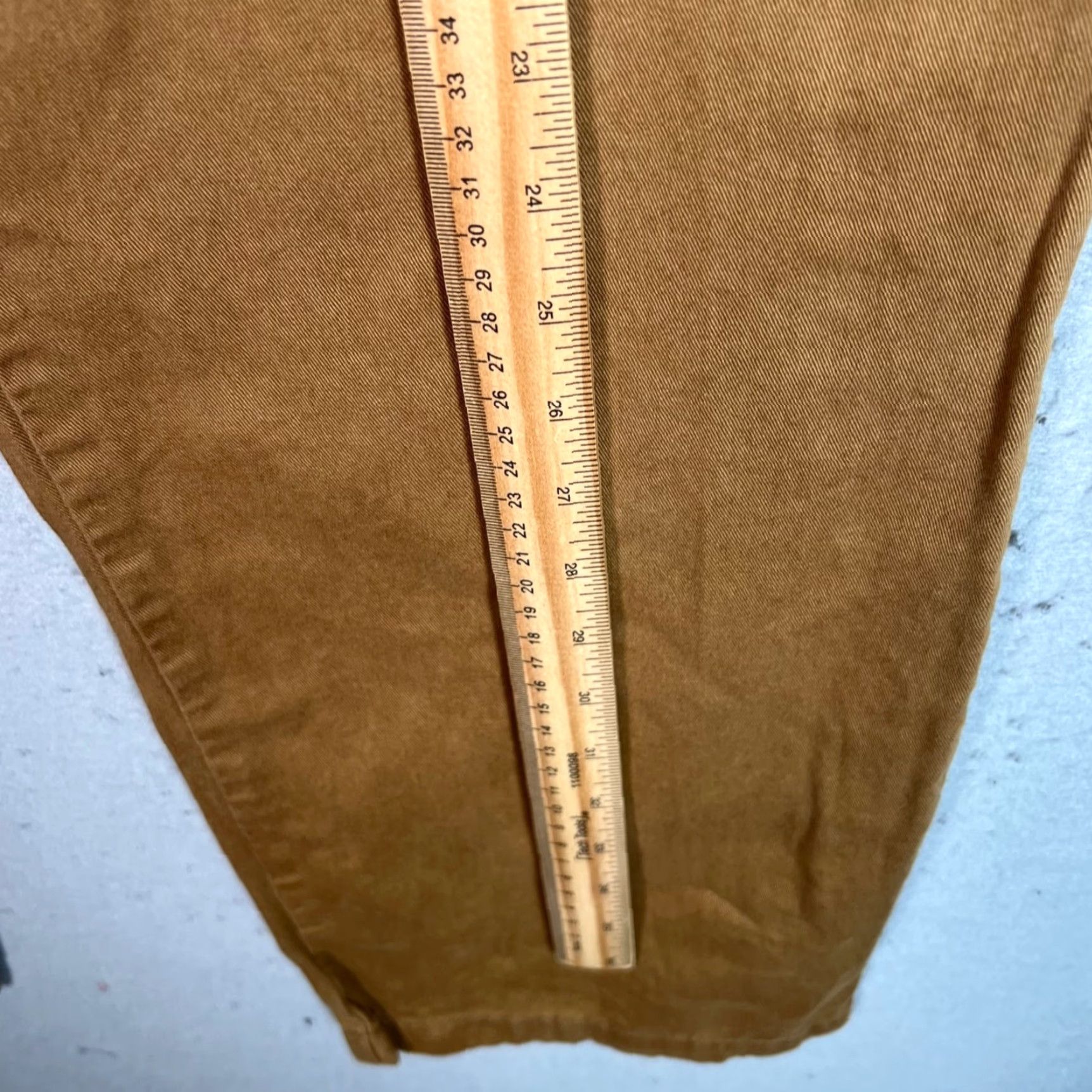 Urban Outfitters VINTAGE Urban Outfitters Chino Pants Womens Straight Leg 0 28in Inseam Tan Cotton Size 25" / US 0 / IT 36 - 6 Thumbnail