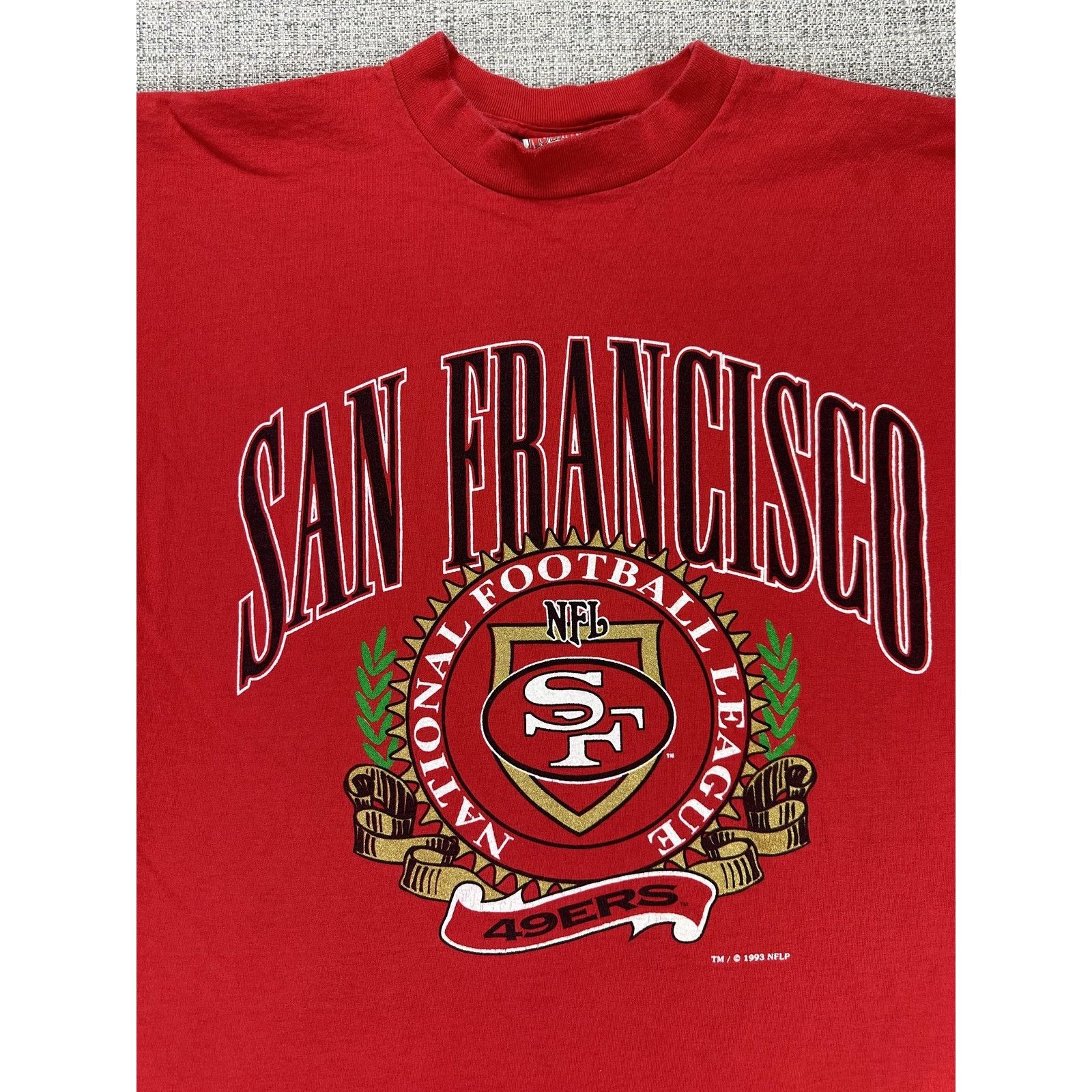 Nutmeg Vintage San Francisco 49ers Shirt XL Red Nutmeg Mills USA Size US XL / EU 56 / 4 - 2 Thumbnail