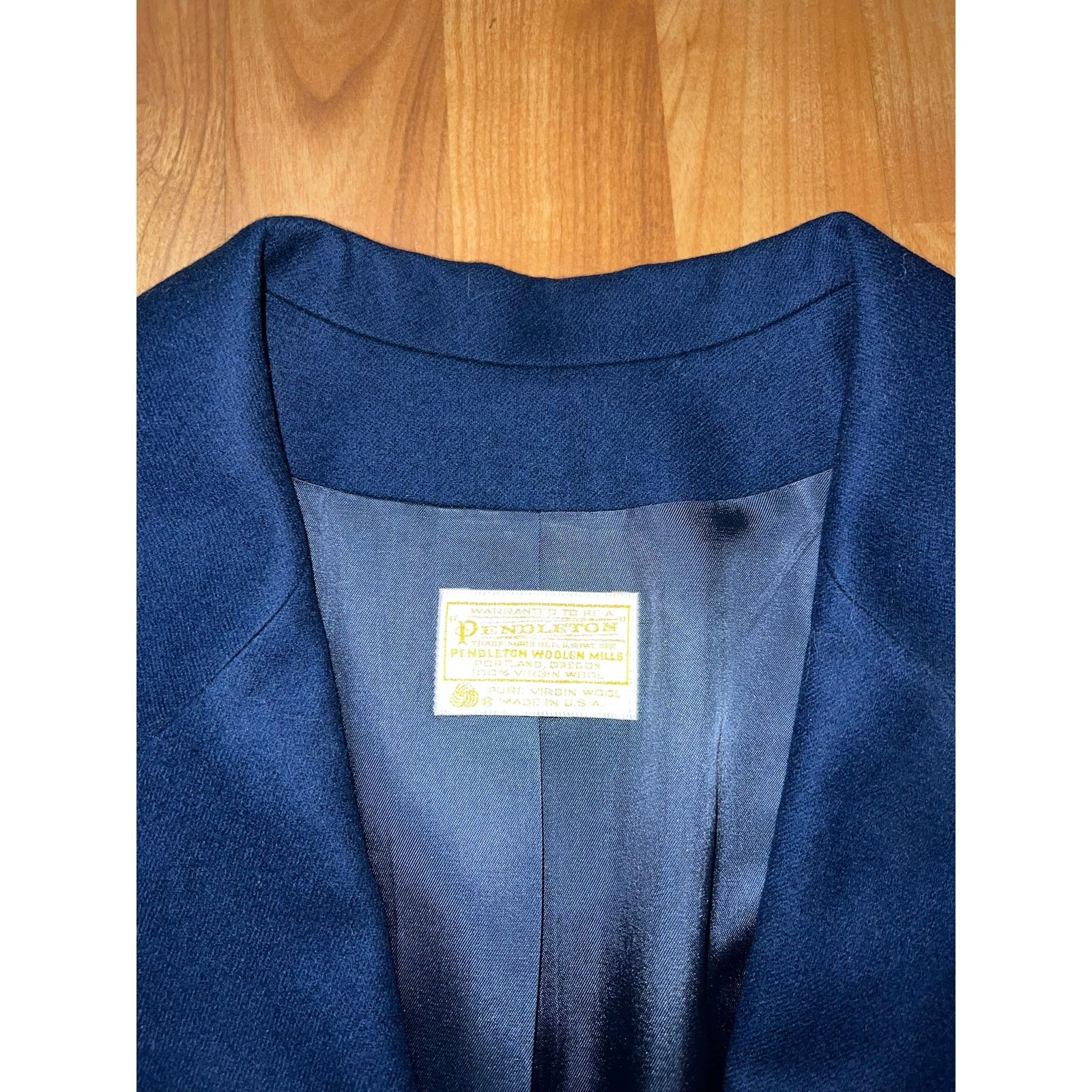 Pendleton Vintage Pendleton Skirt Suit Blue Womens 14 Woolen Mills VTG Size 36" / US 14 / IT 50 - 4 Thumbnail