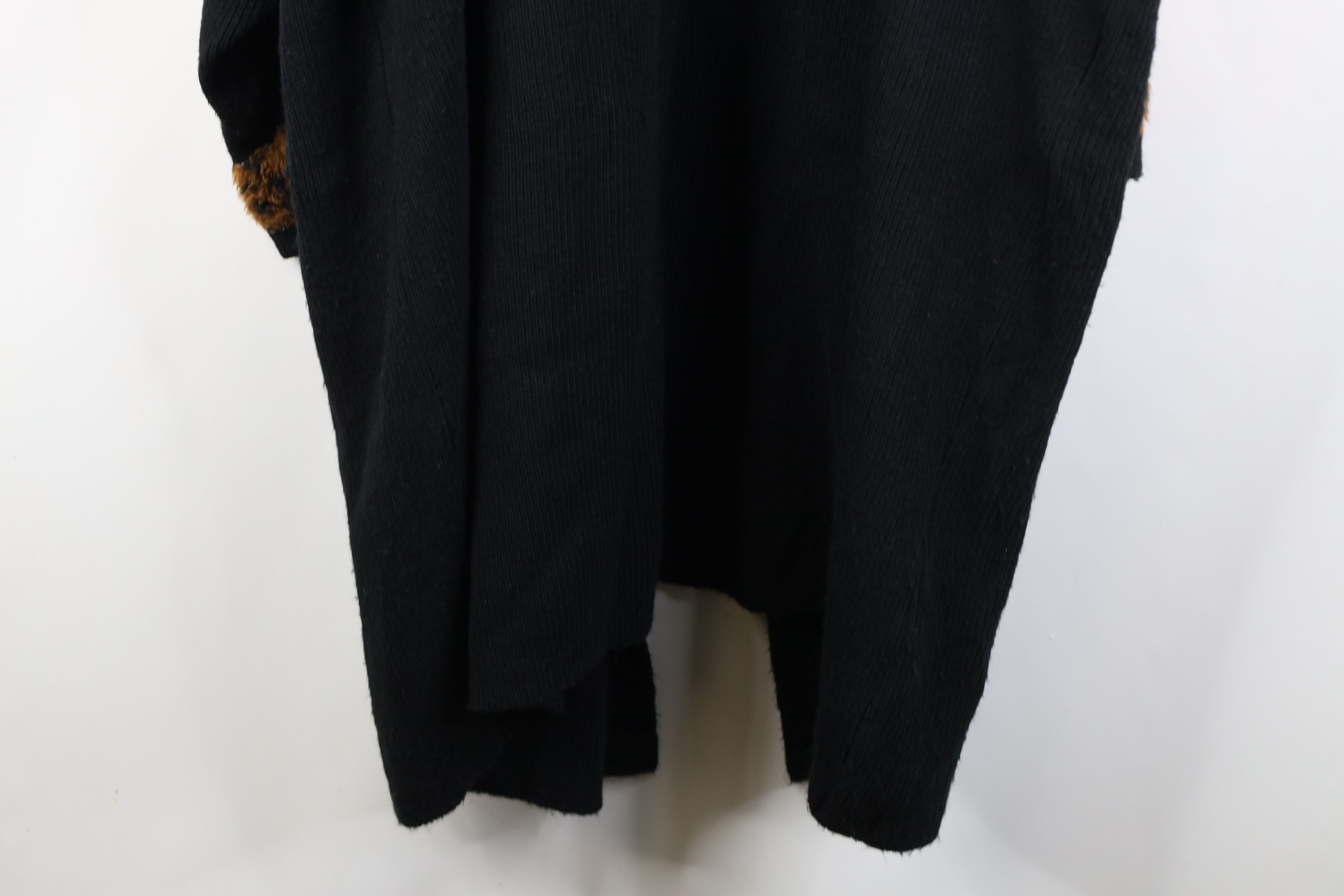 Vintage Vintage 90s Streetwear Knit Sun Feather Leopard Sweater Size ONE SIZE - 15 Thumbnail