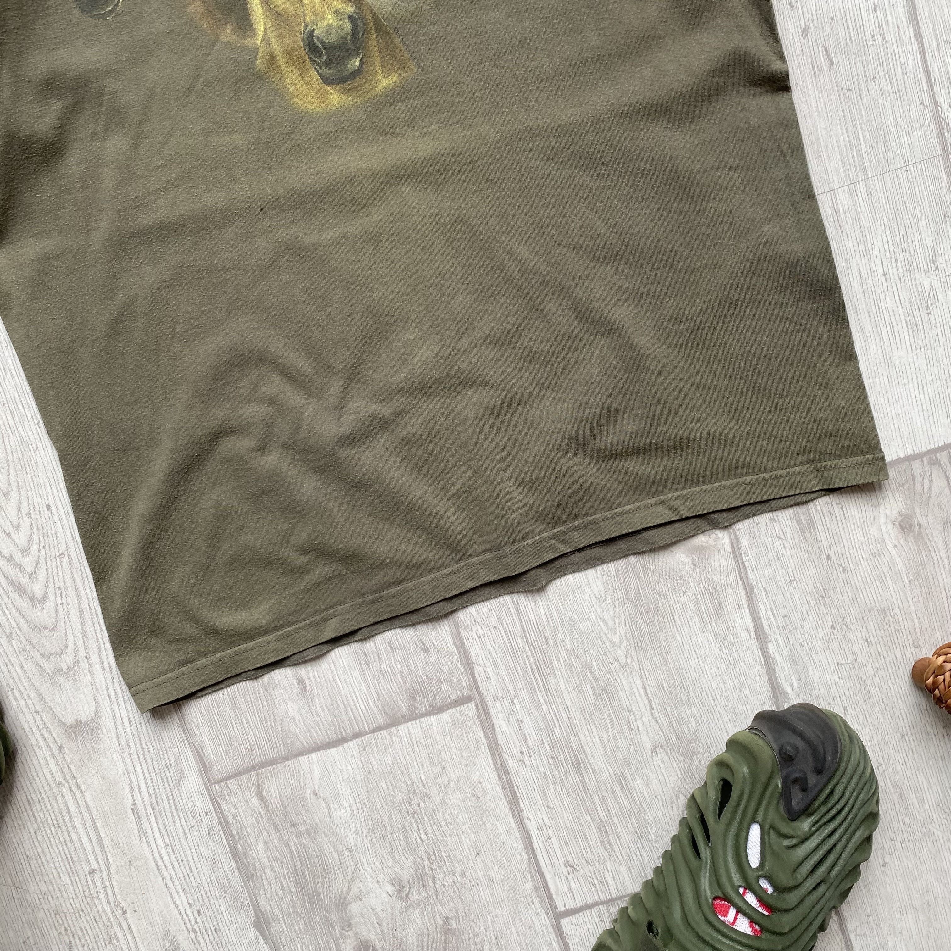 Hanes 🐴 Vintage 90s Animal Horse Faded tee mountain t-shirt Size US S / EU 44-46 / 1 - 3 Thumbnail