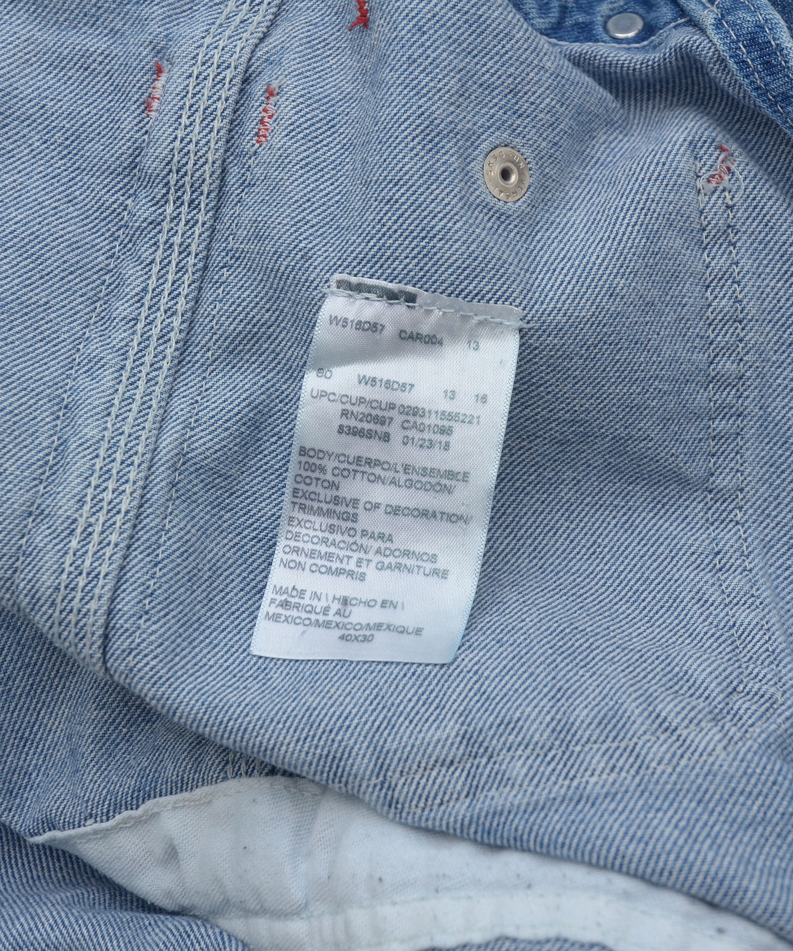 Dickies Men's Dickies Stonewashed Indigo Blue Bib Overalls 40x30 Size US 40 / EU 56 - 11 Thumbnail