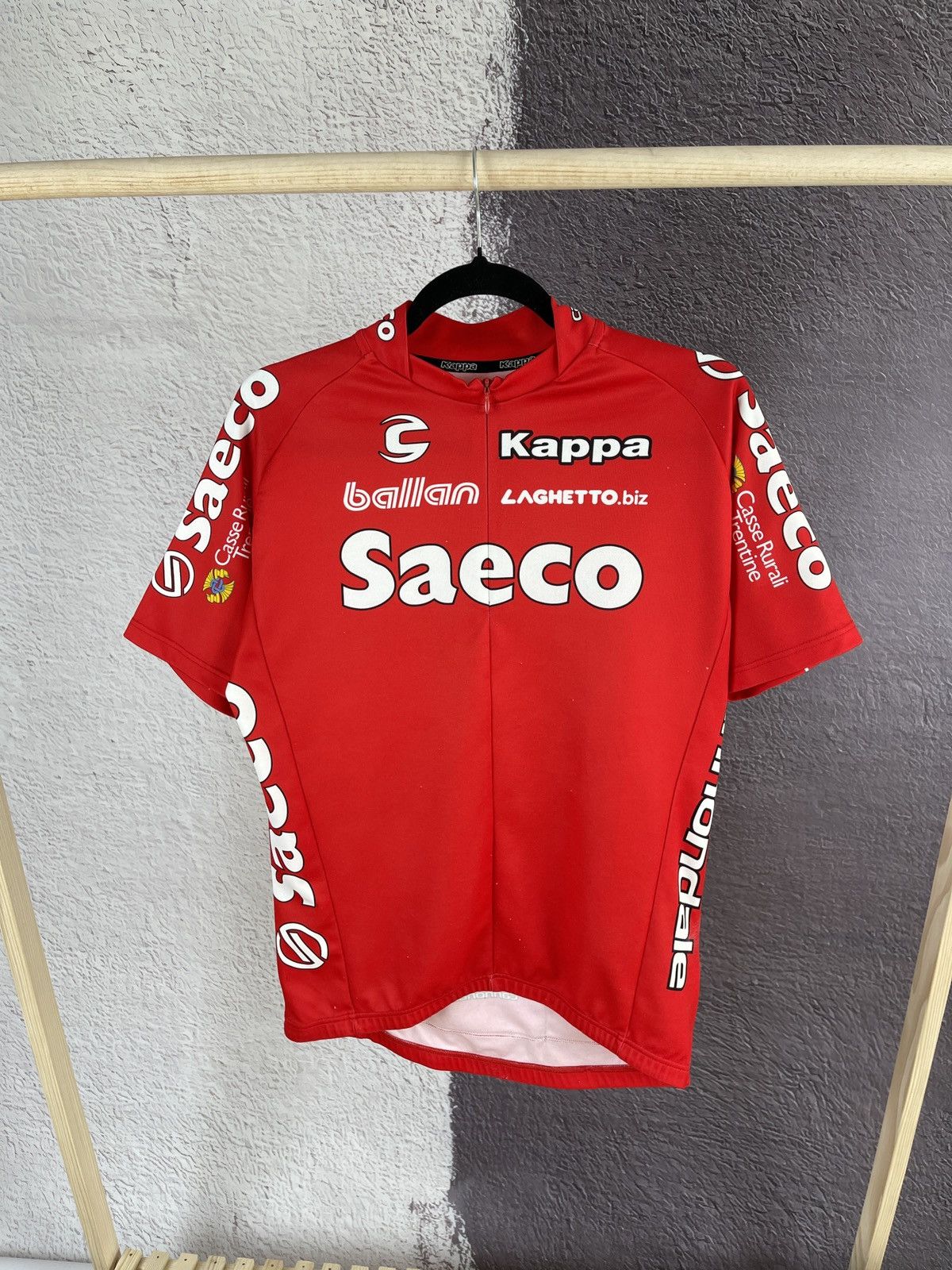 Kappa SAECO CANNONDALE KAPPA CYCLING SHIRT JERSEY MAGLIA TRIKOT Size US XL / EU 56 / 4 - 1 Thumbnail